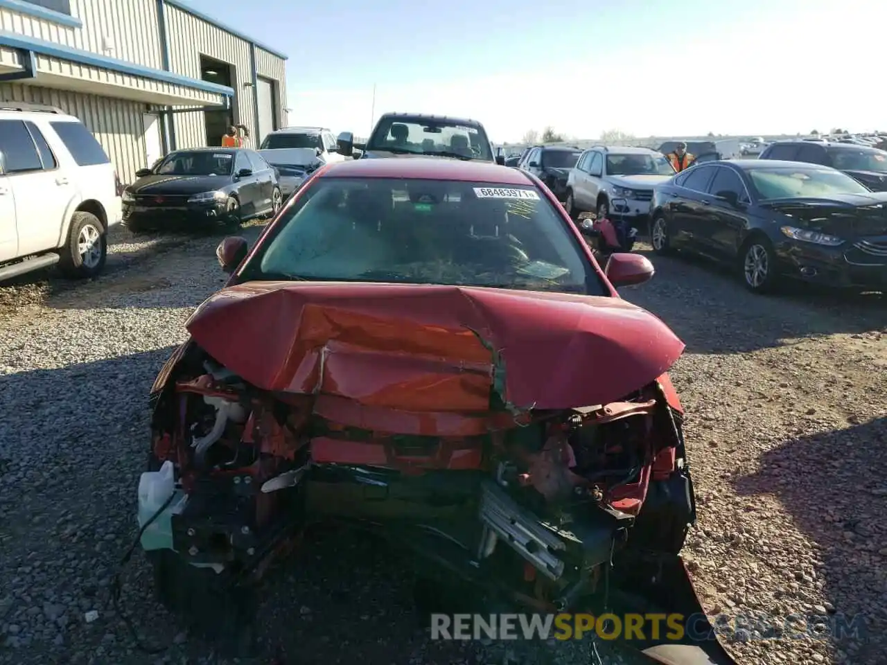 9 Photograph of a damaged car JTDEPRAE0LJ057698 TOYOTA COROLLA 2020