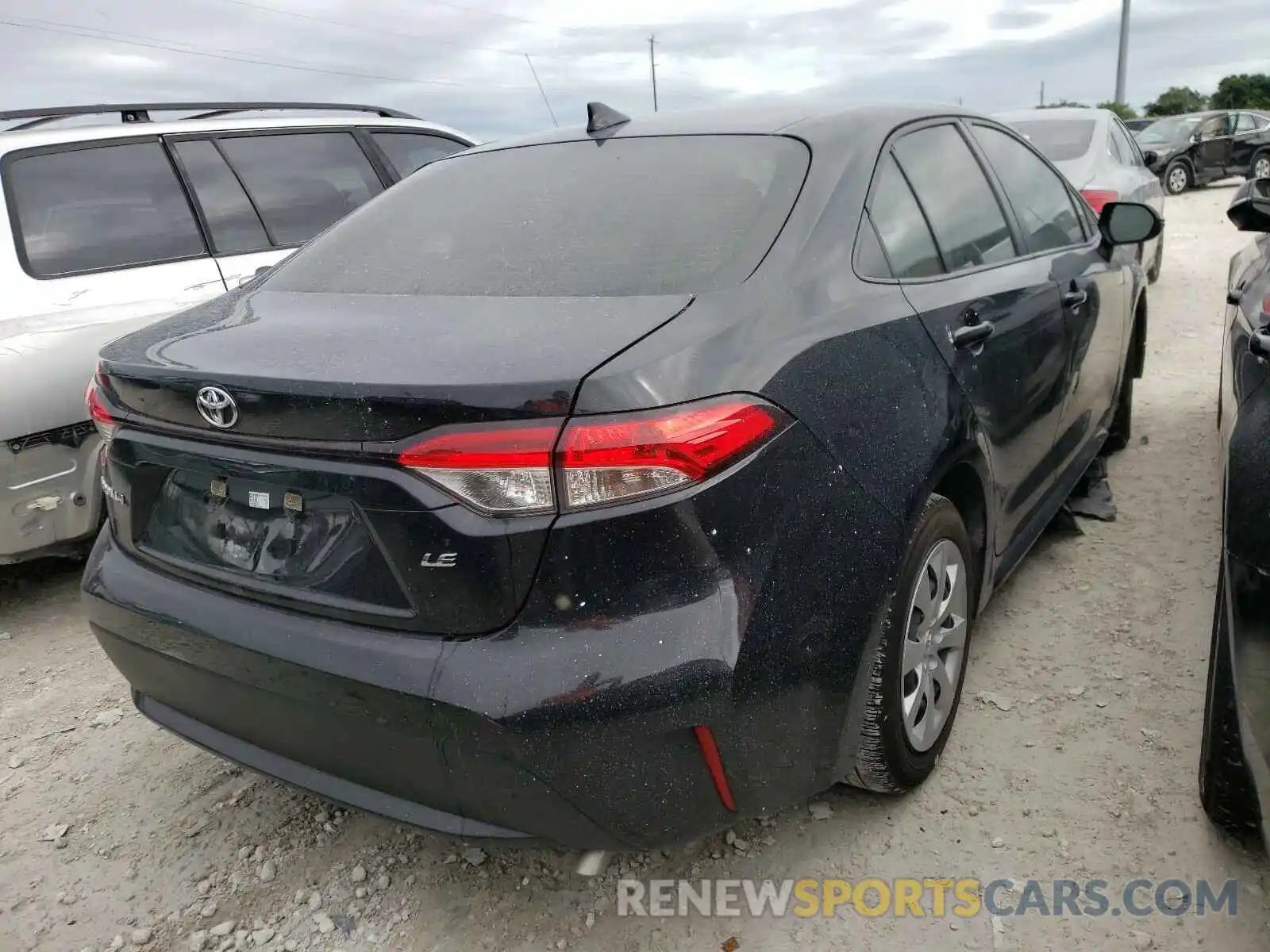 4 Photograph of a damaged car JTDEPRAE0LJ058107 TOYOTA COROLLA 2020