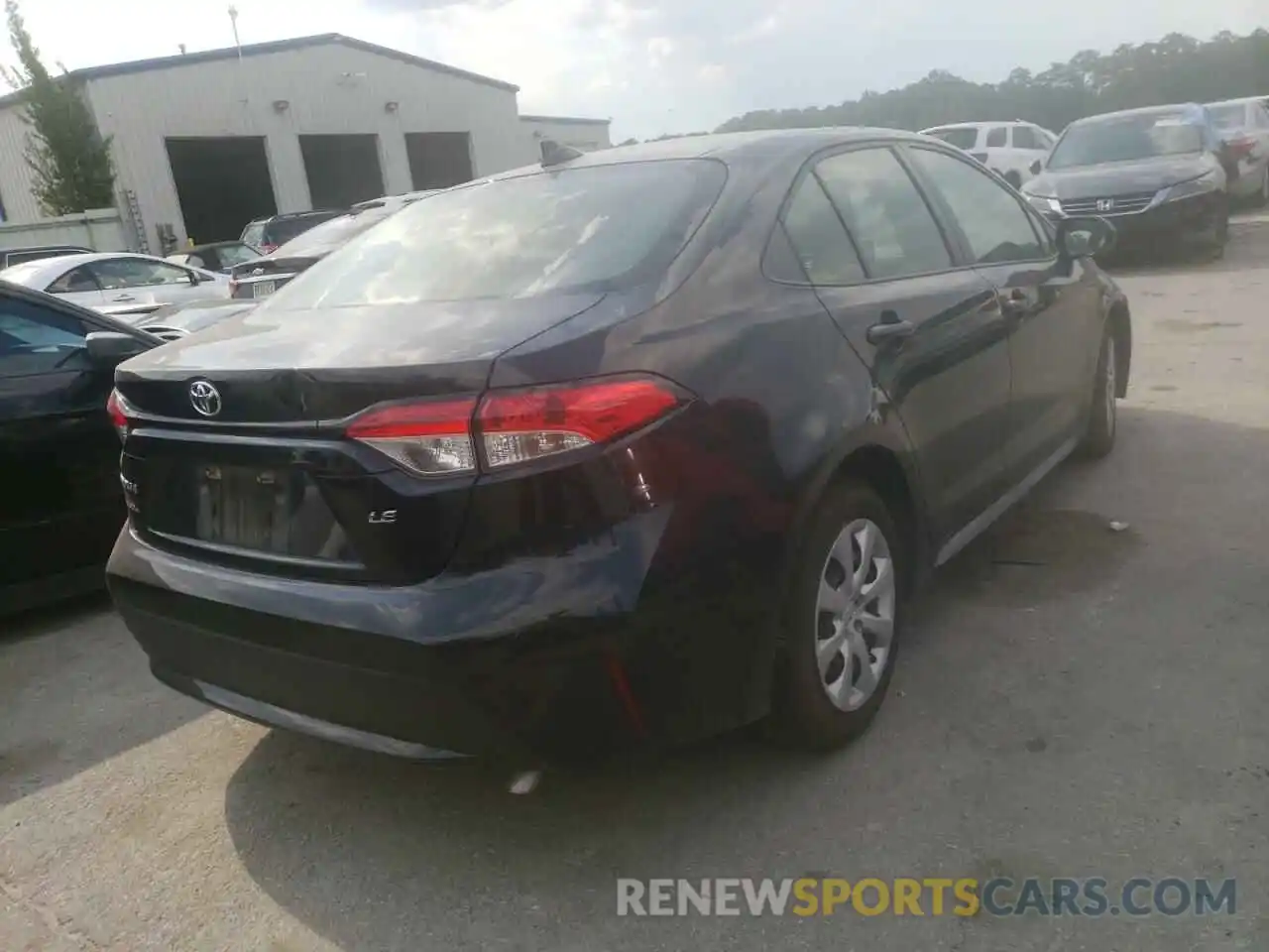 4 Photograph of a damaged car JTDEPRAE0LJ058124 TOYOTA COROLLA 2020