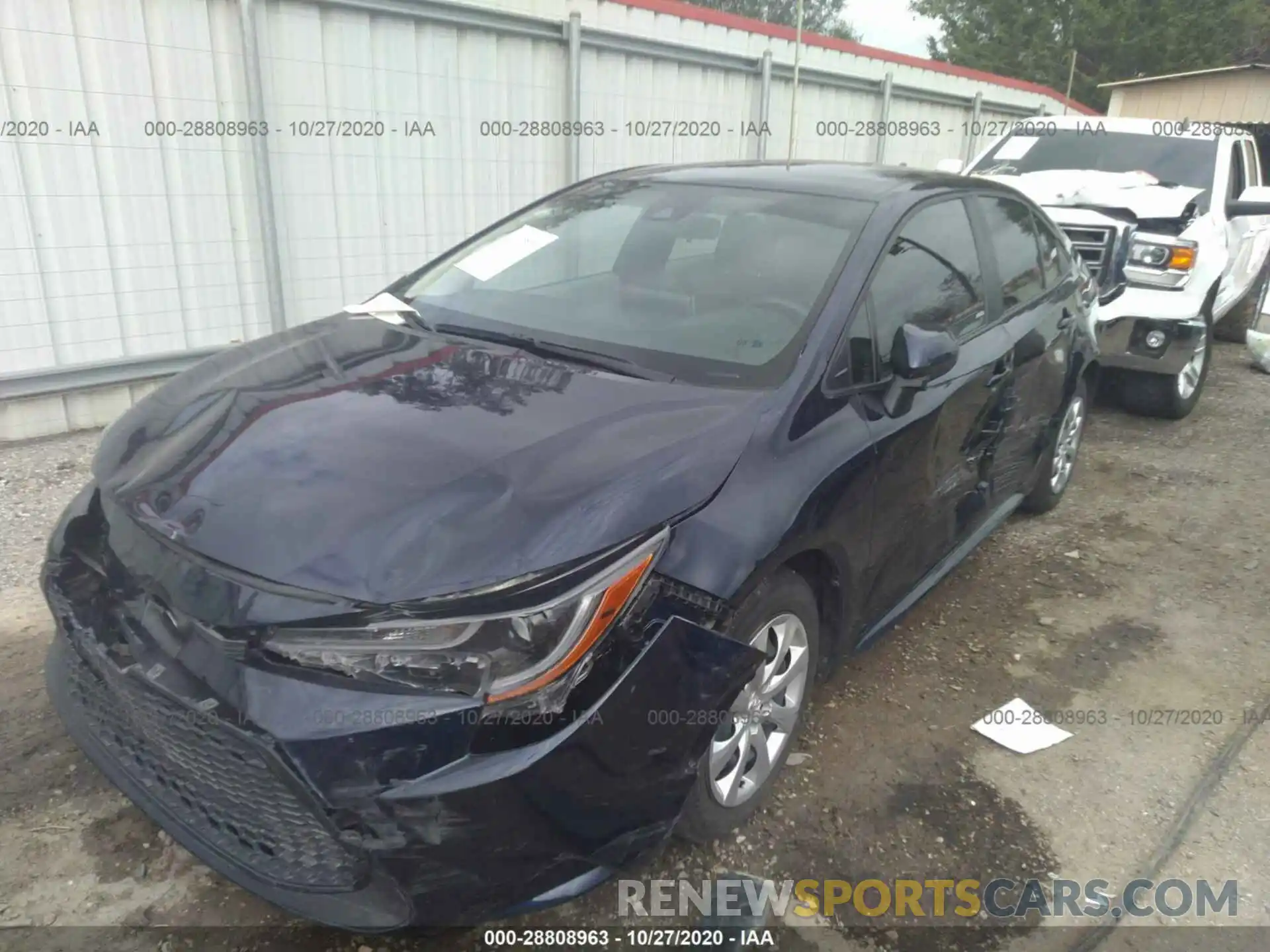 2 Photograph of a damaged car JTDEPRAE0LJ058317 TOYOTA COROLLA 2020