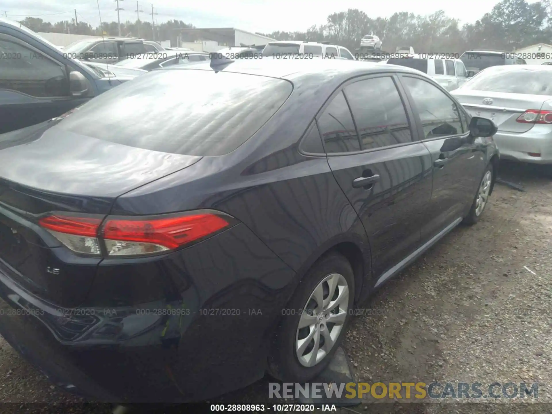 4 Photograph of a damaged car JTDEPRAE0LJ058317 TOYOTA COROLLA 2020