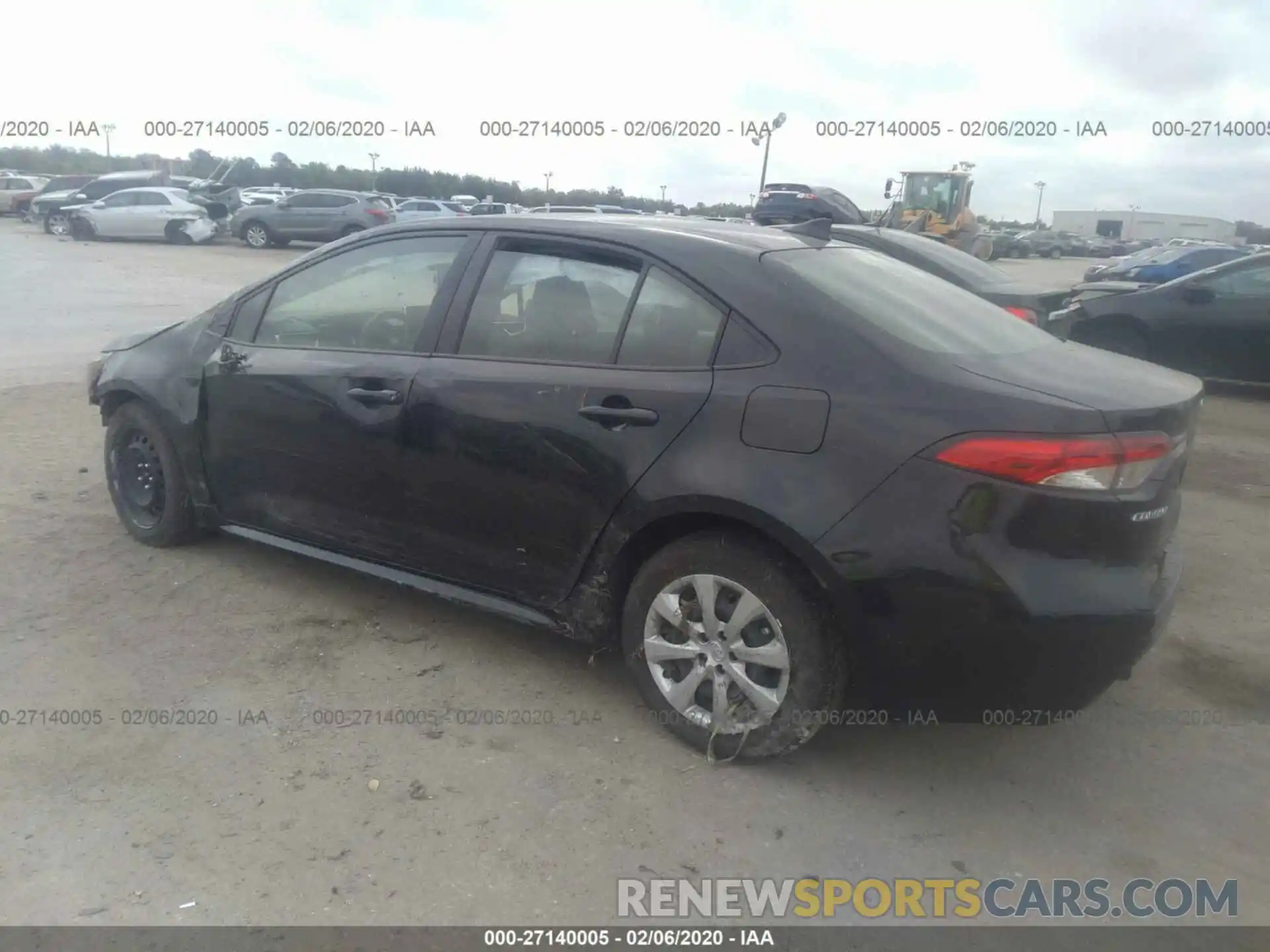 3 Photograph of a damaged car JTDEPRAE0LJ058642 TOYOTA COROLLA 2020