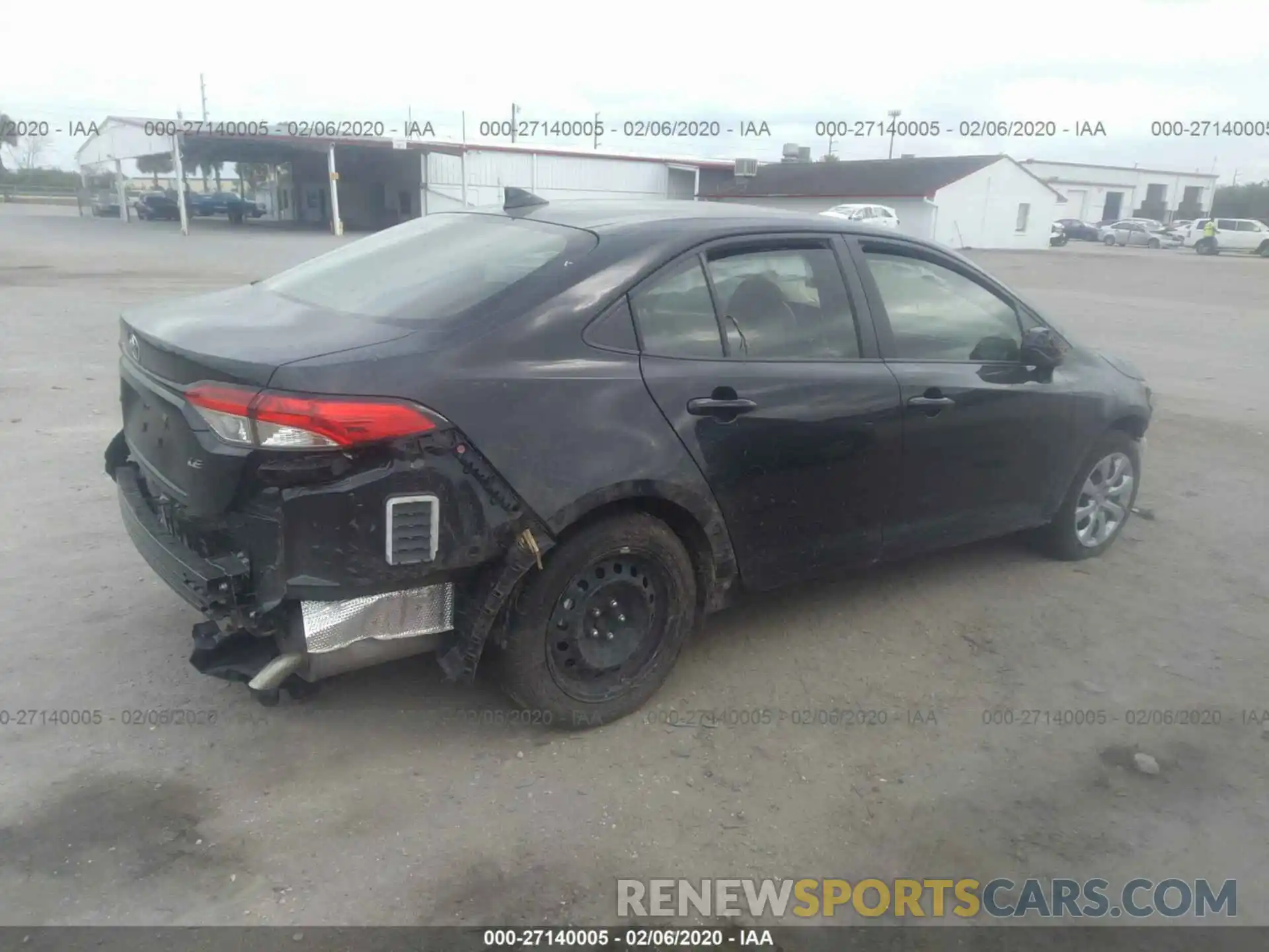 4 Photograph of a damaged car JTDEPRAE0LJ058642 TOYOTA COROLLA 2020