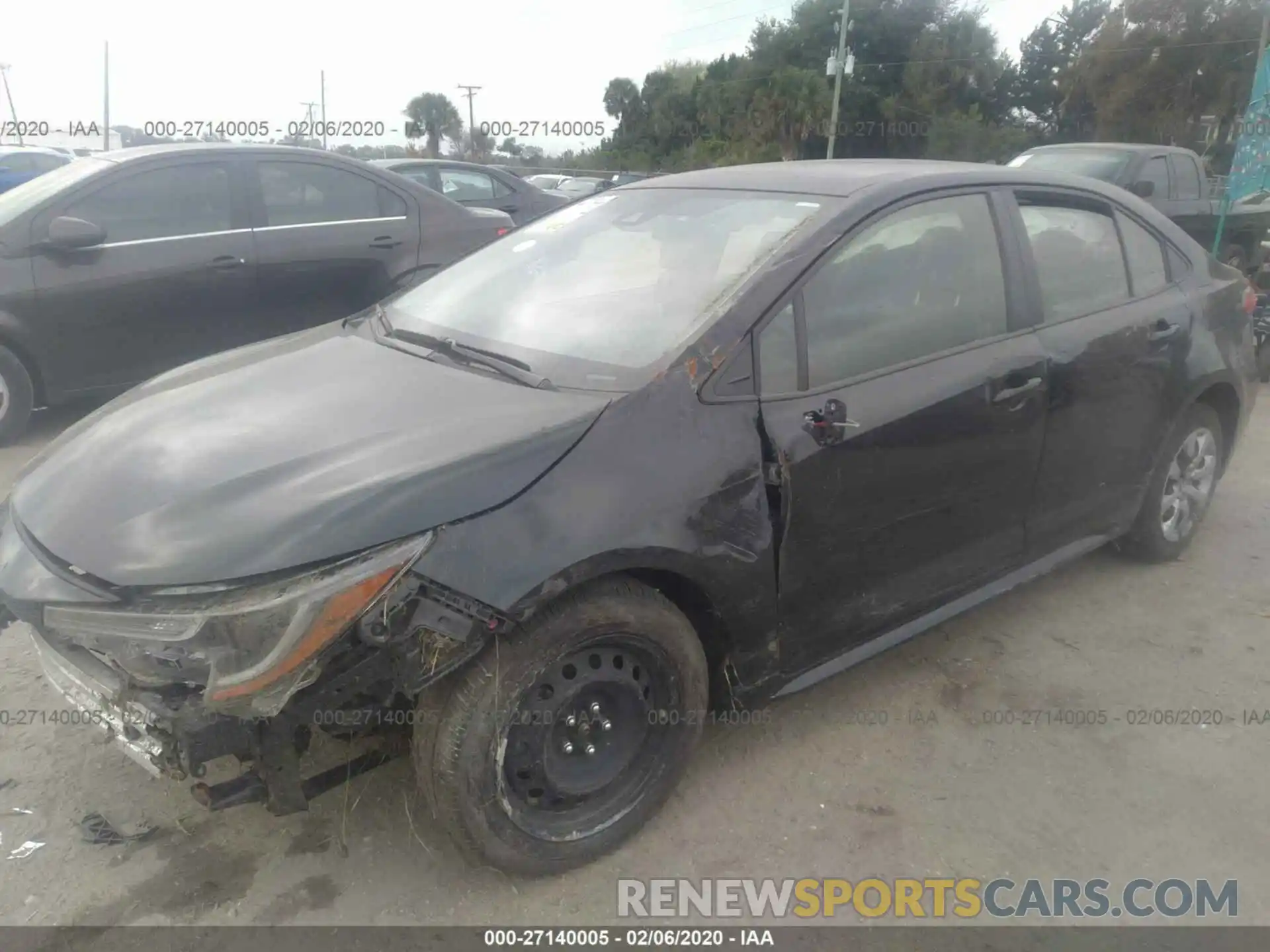 6 Photograph of a damaged car JTDEPRAE0LJ058642 TOYOTA COROLLA 2020