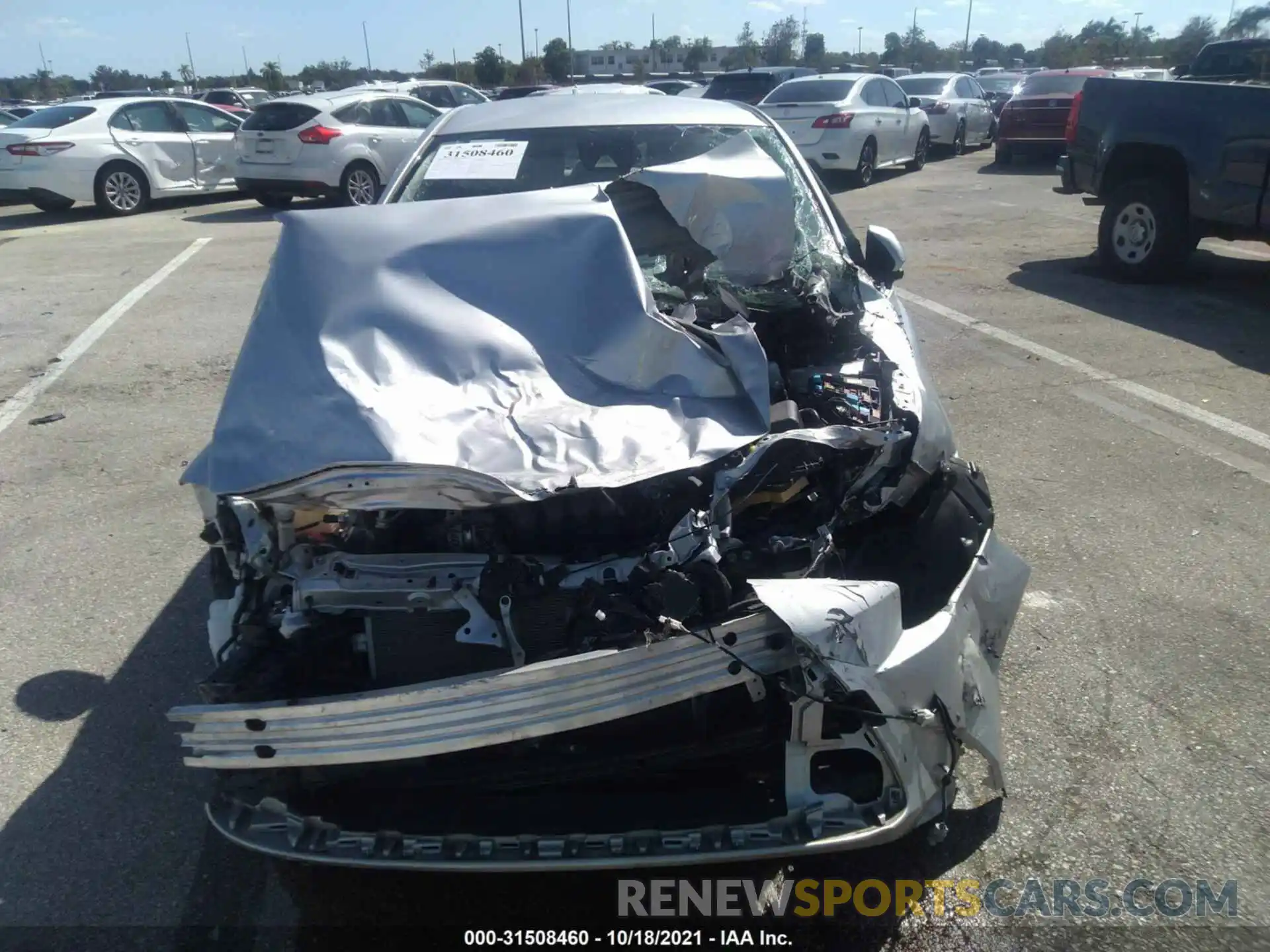 6 Photograph of a damaged car JTDEPRAE0LJ058964 TOYOTA COROLLA 2020