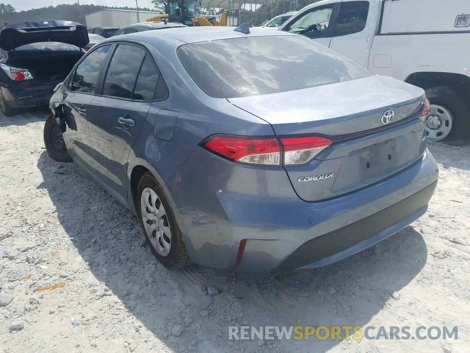 3 Photograph of a damaged car JTDEPRAE0LJ059662 TOYOTA COROLLA 2020