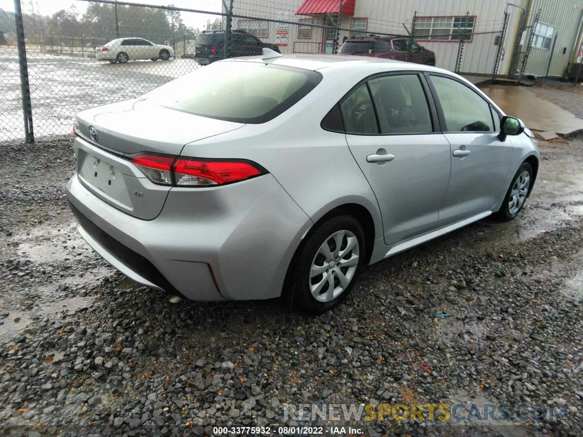 4 Photograph of a damaged car JTDEPRAE0LJ060133 TOYOTA COROLLA 2020