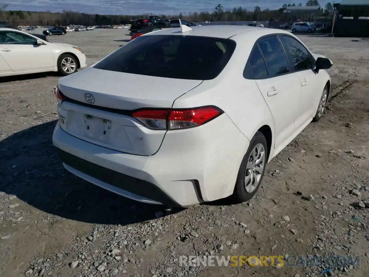 4 Photograph of a damaged car JTDEPRAE0LJ060357 TOYOTA COROLLA 2020