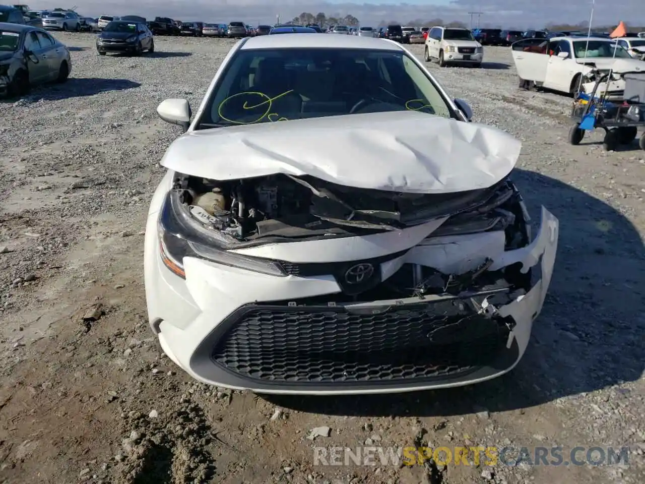 9 Photograph of a damaged car JTDEPRAE0LJ060357 TOYOTA COROLLA 2020