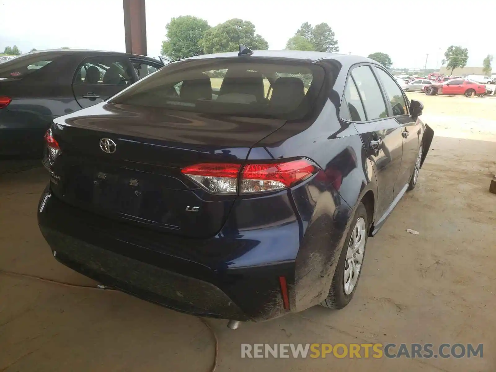 4 Photograph of a damaged car JTDEPRAE0LJ060424 TOYOTA COROLLA 2020