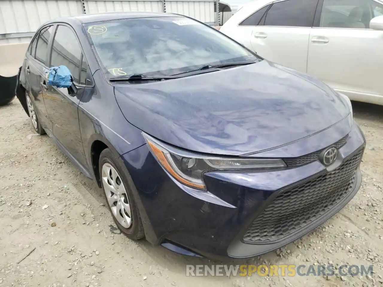 1 Photograph of a damaged car JTDEPRAE0LJ060830 TOYOTA COROLLA 2020