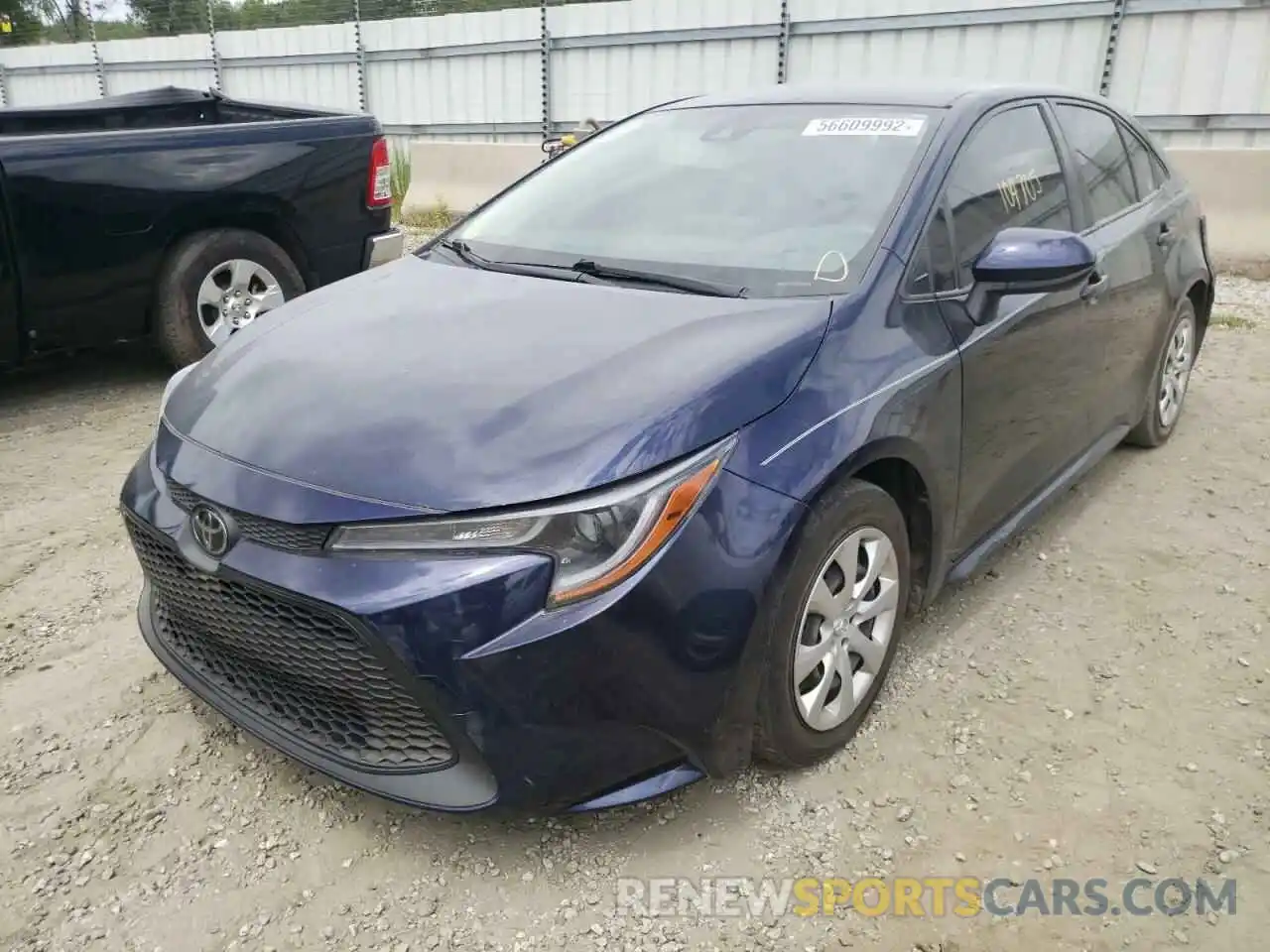 2 Photograph of a damaged car JTDEPRAE0LJ060830 TOYOTA COROLLA 2020