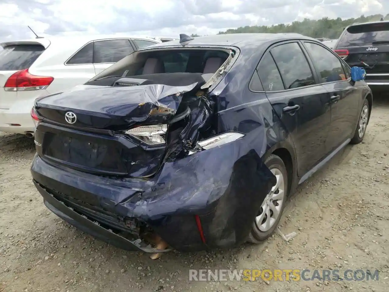 4 Photograph of a damaged car JTDEPRAE0LJ060830 TOYOTA COROLLA 2020