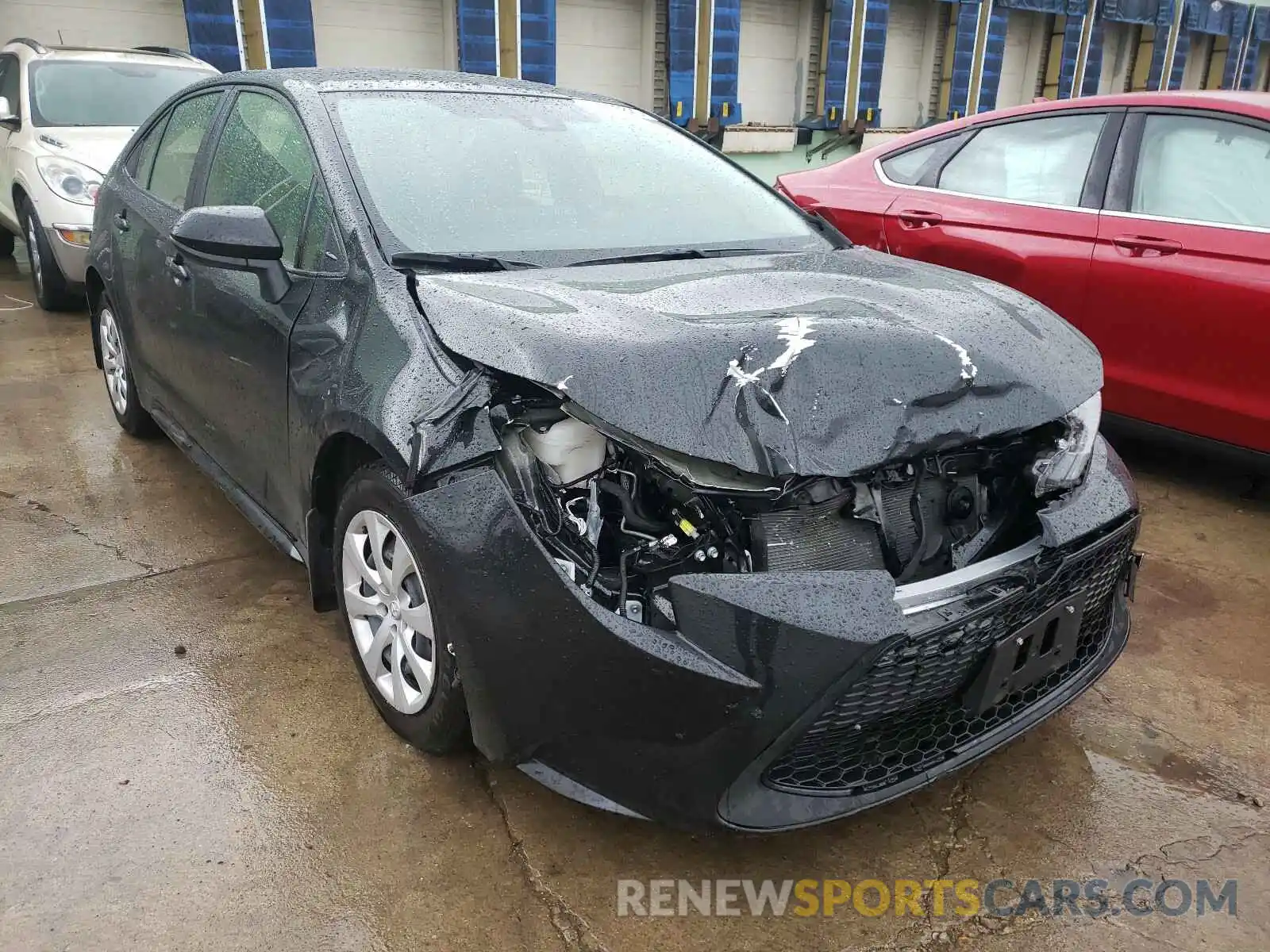 1 Photograph of a damaged car JTDEPRAE0LJ061010 TOYOTA COROLLA 2020