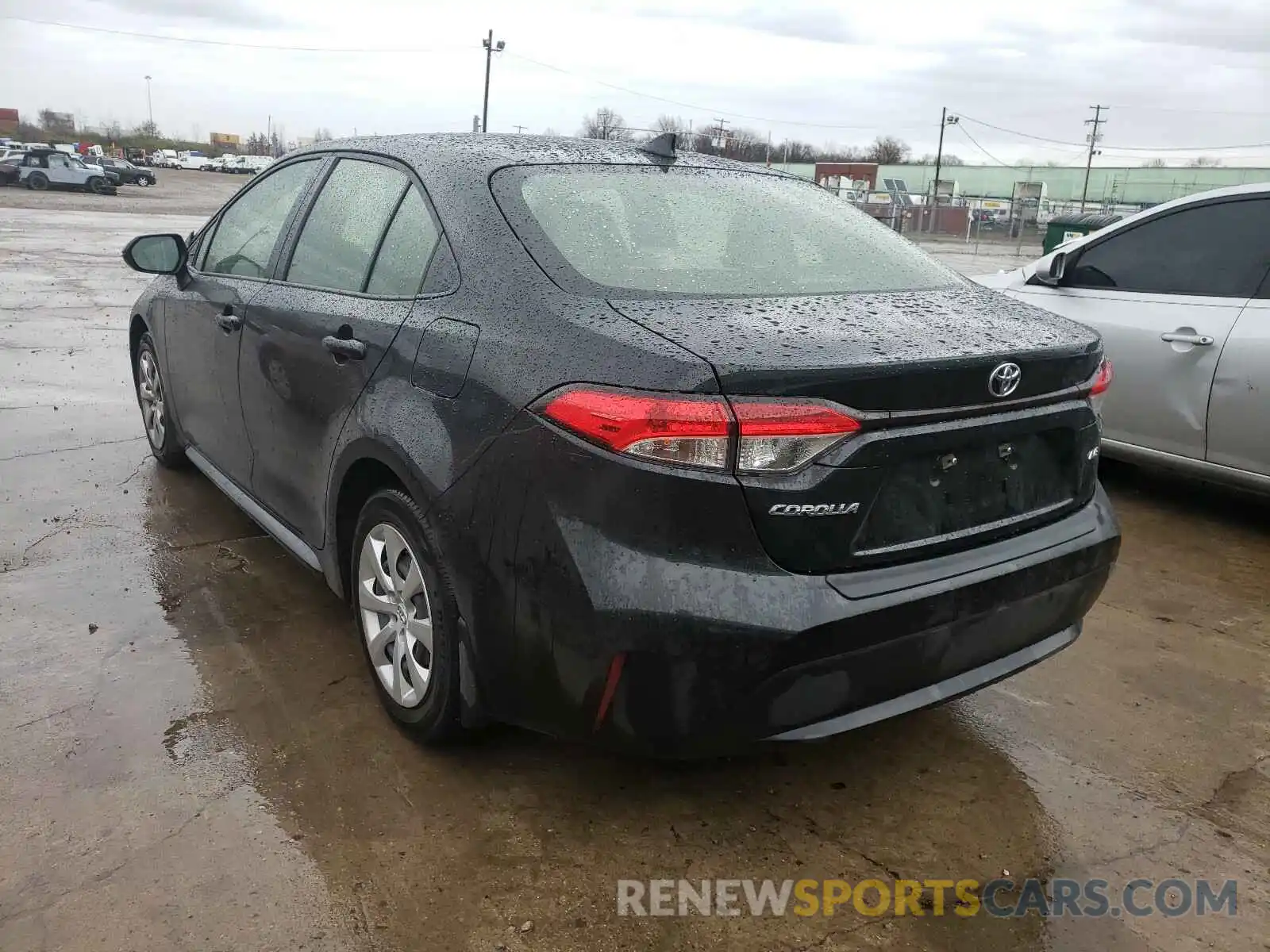 3 Photograph of a damaged car JTDEPRAE0LJ061010 TOYOTA COROLLA 2020