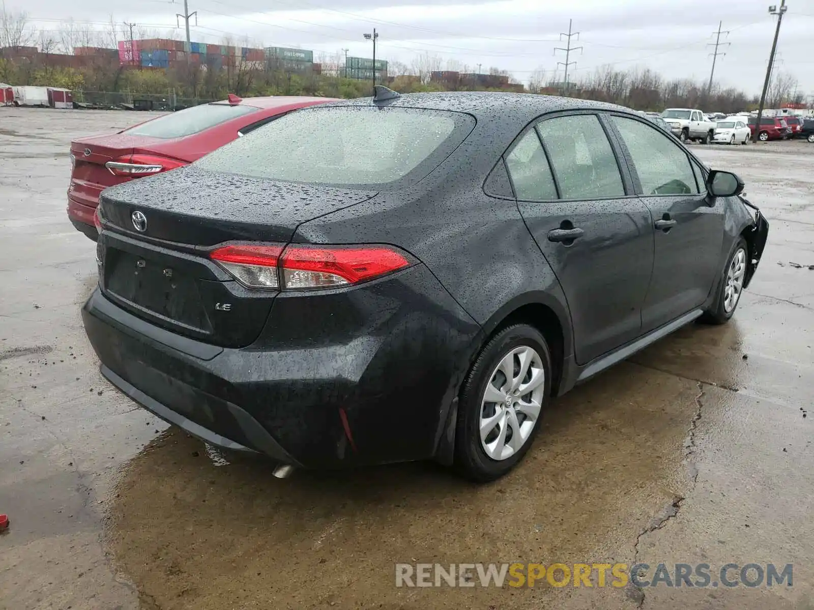 4 Photograph of a damaged car JTDEPRAE0LJ061010 TOYOTA COROLLA 2020