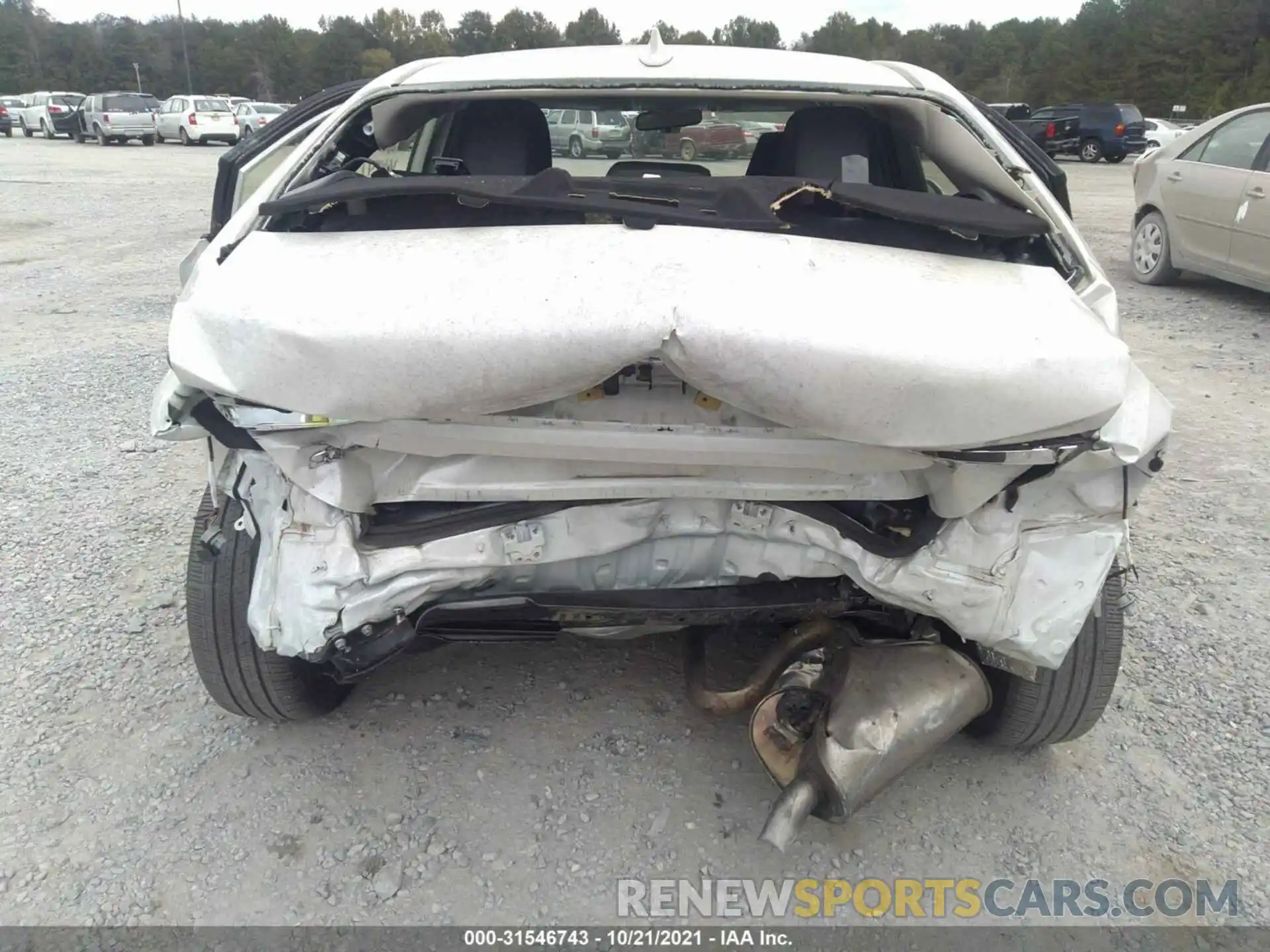 6 Photograph of a damaged car JTDEPRAE0LJ061041 TOYOTA COROLLA 2020