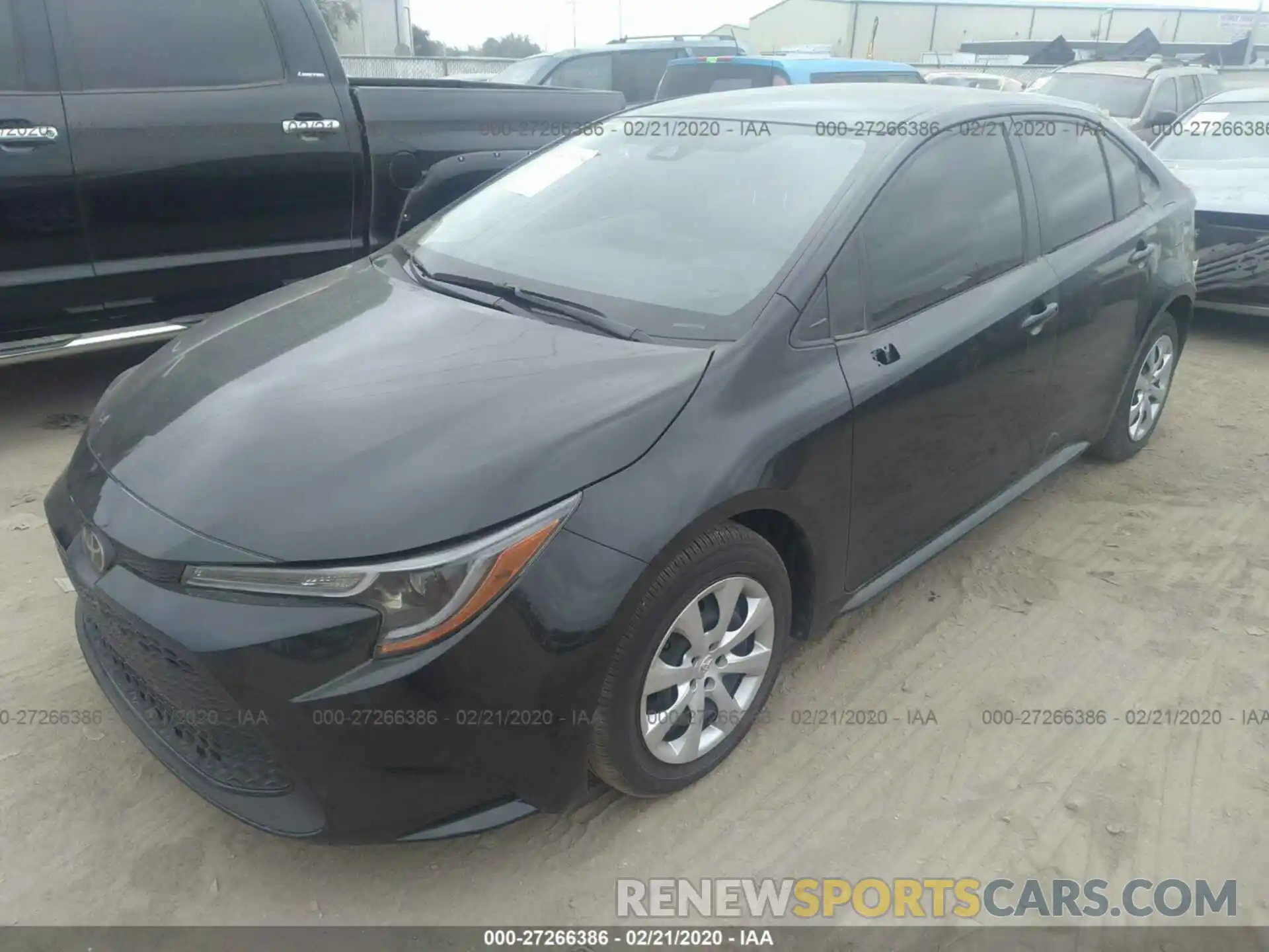 2 Photograph of a damaged car JTDEPRAE0LJ061962 TOYOTA COROLLA 2020