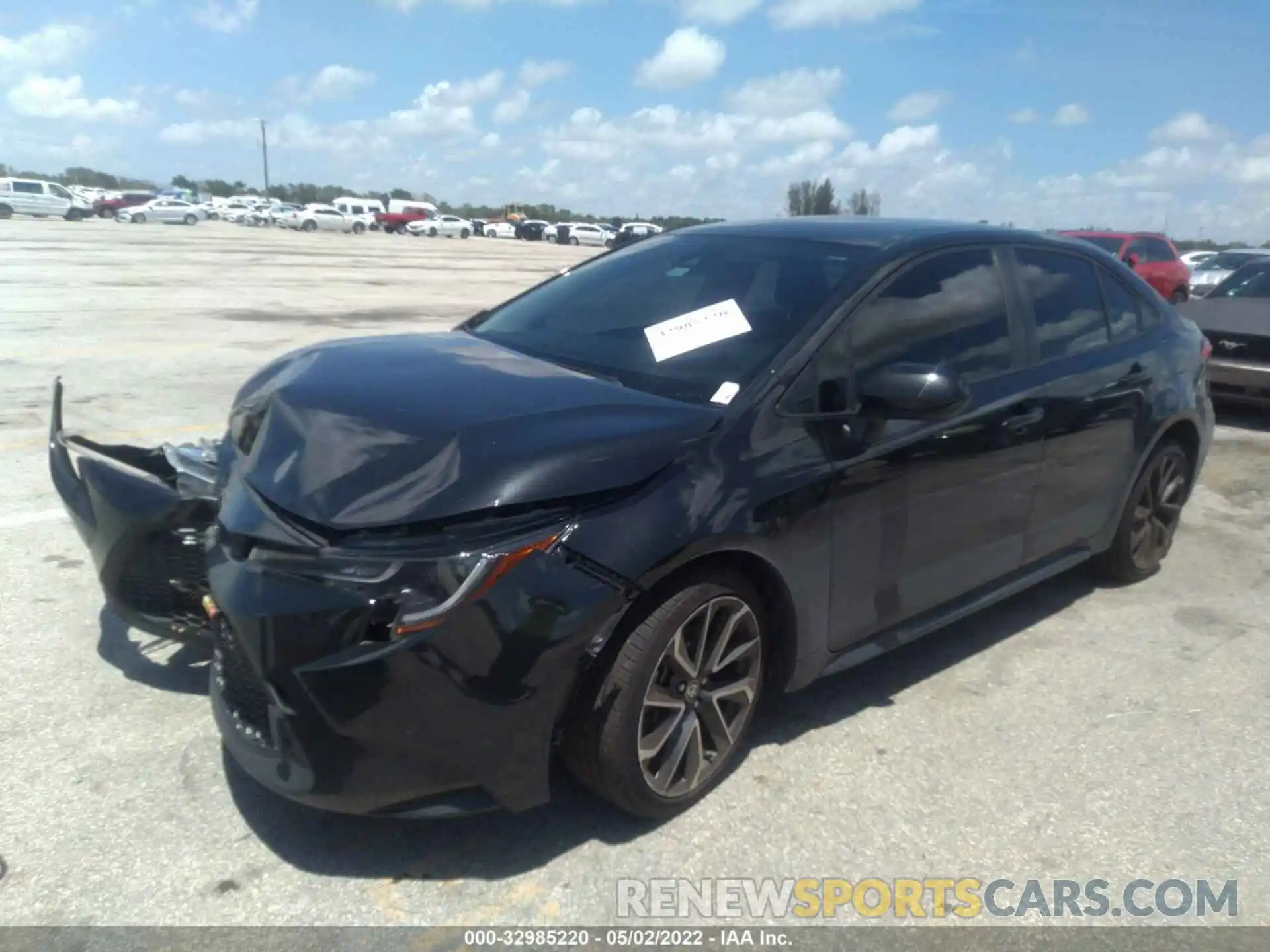 2 Photograph of a damaged car JTDEPRAE0LJ062111 TOYOTA COROLLA 2020