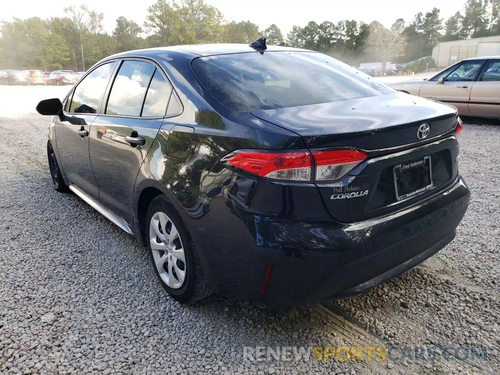 3 Photograph of a damaged car JTDEPRAE0LJ063341 TOYOTA COROLLA 2020