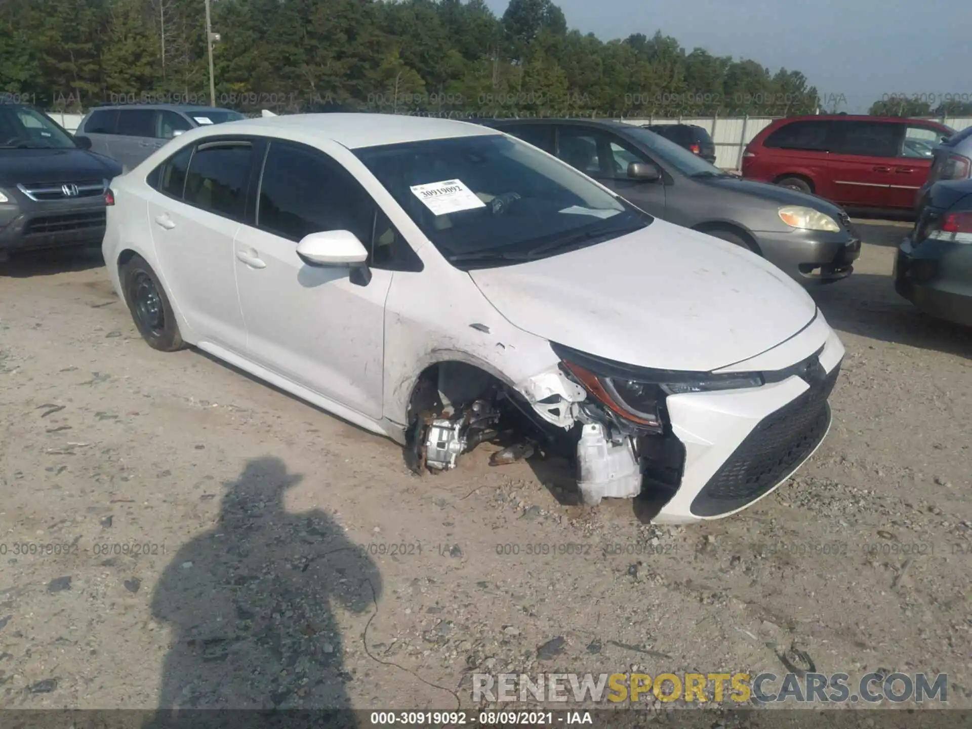 6 Photograph of a damaged car JTDEPRAE0LJ063405 TOYOTA COROLLA 2020