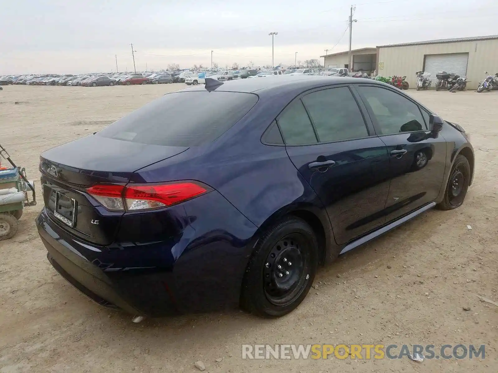 4 Photograph of a damaged car JTDEPRAE0LJ063534 TOYOTA COROLLA 2020