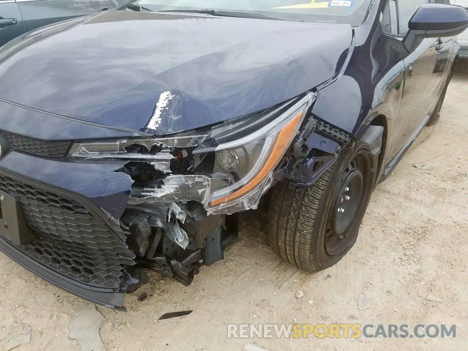 9 Photograph of a damaged car JTDEPRAE0LJ063534 TOYOTA COROLLA 2020