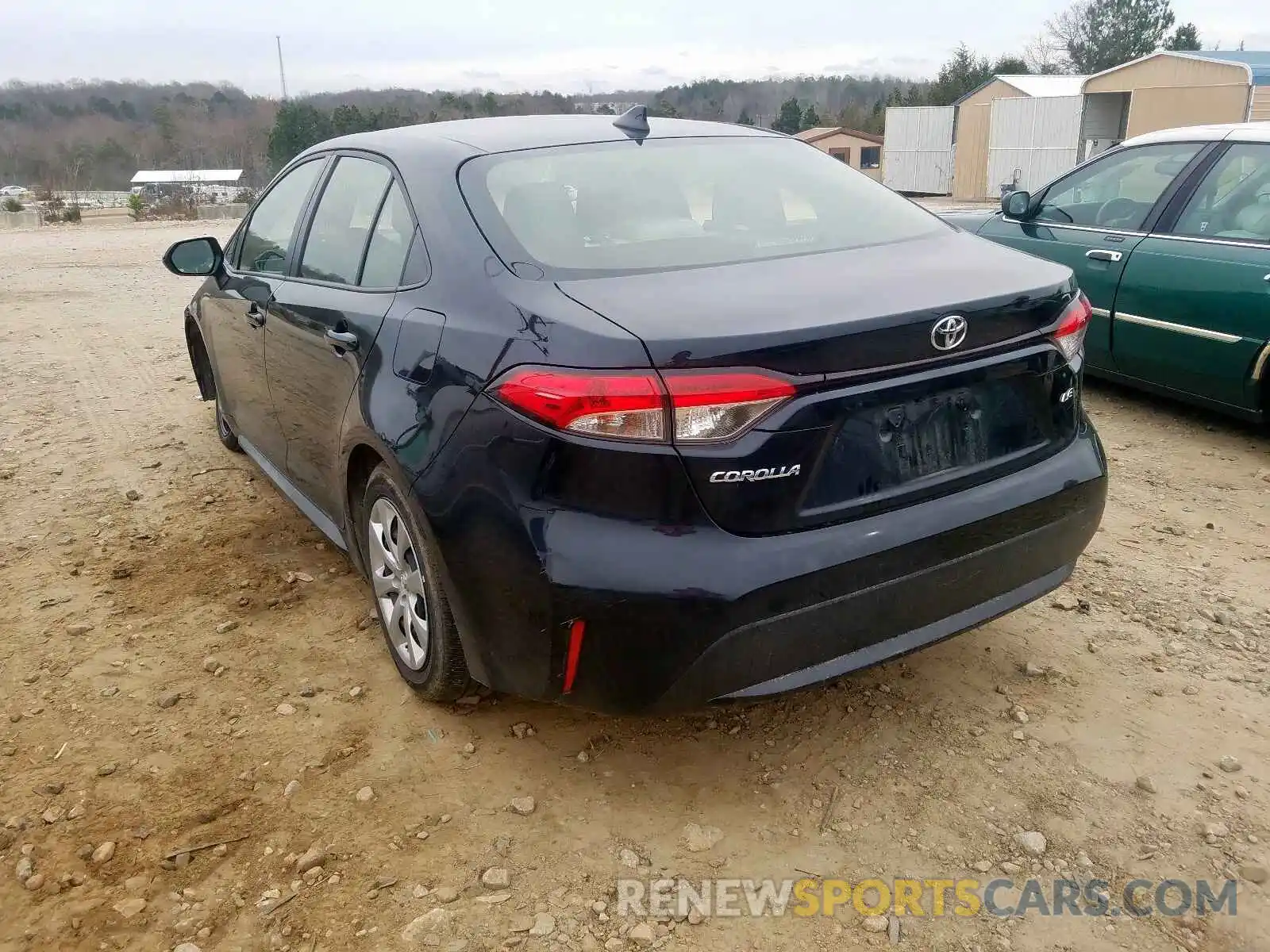 3 Photograph of a damaged car JTDEPRAE0LJ063663 TOYOTA COROLLA 2020