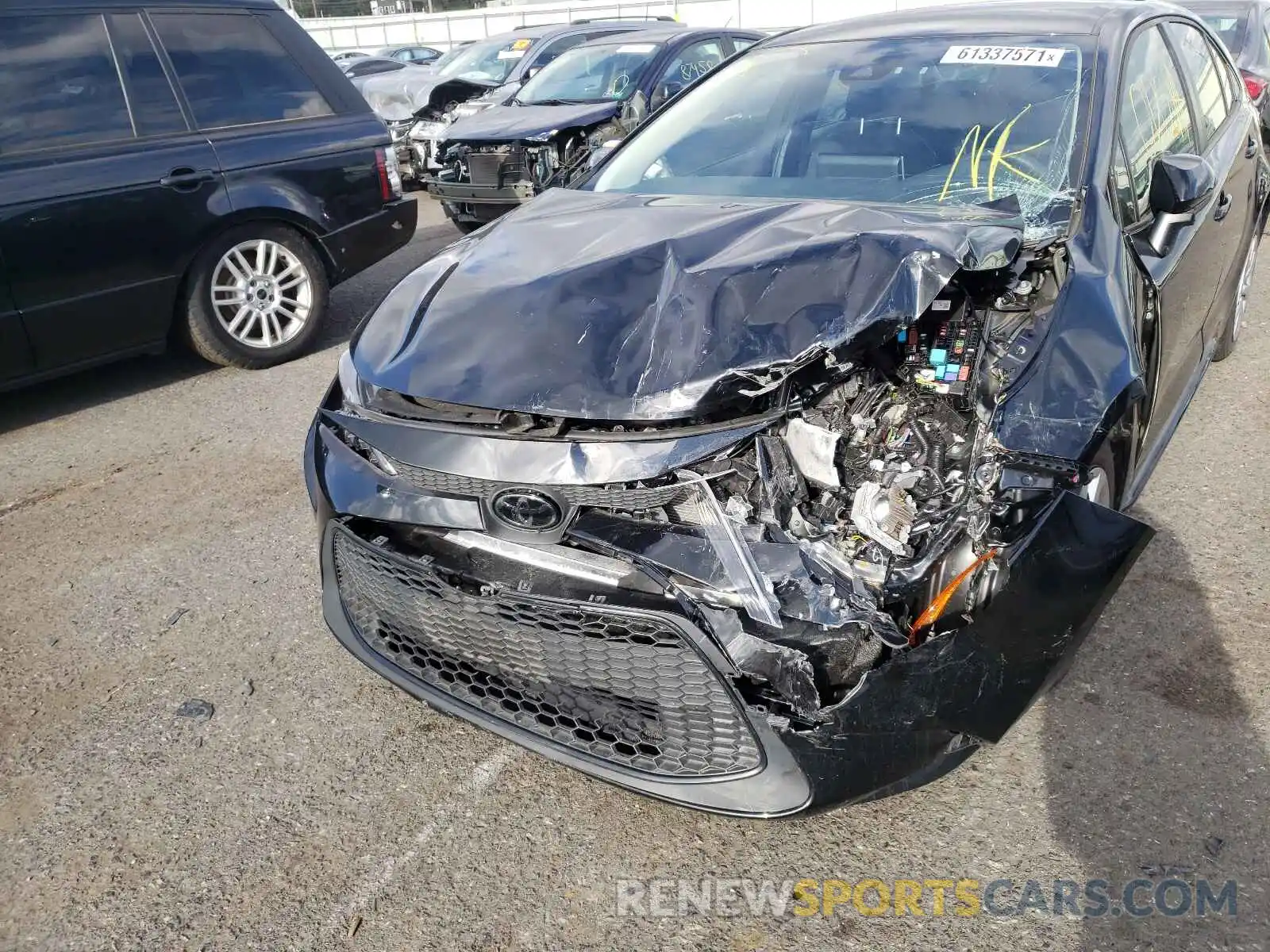 9 Photograph of a damaged car JTDEPRAE0LJ063761 TOYOTA COROLLA 2020