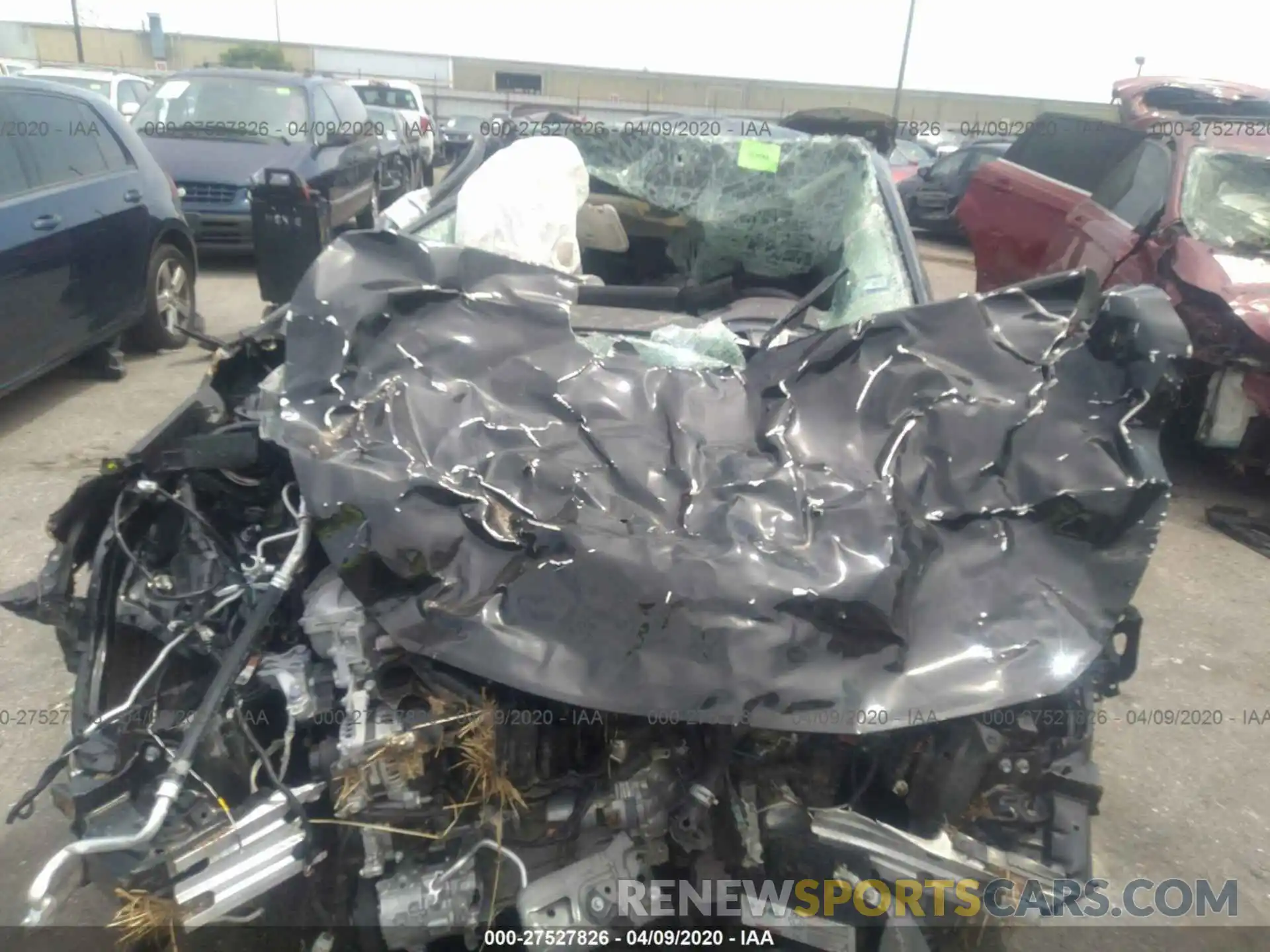 6 Photograph of a damaged car JTDEPRAE0LJ063887 TOYOTA COROLLA 2020