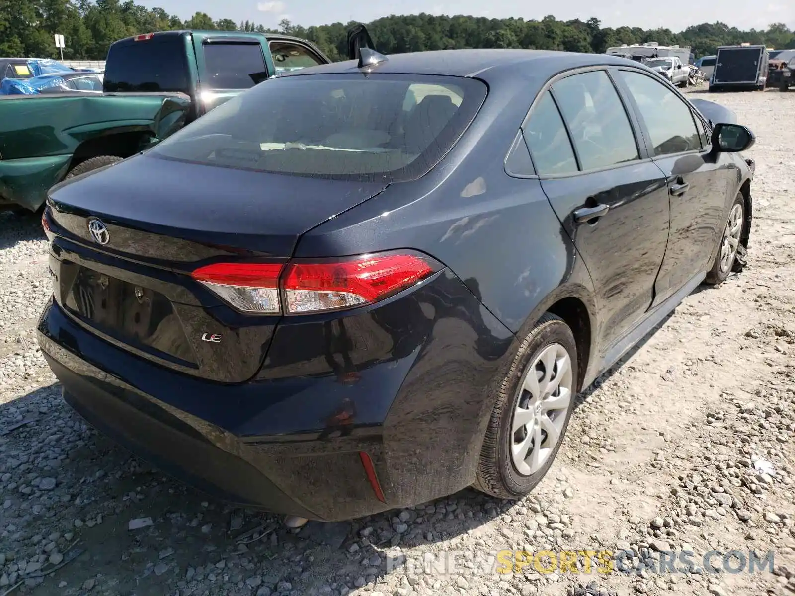 4 Photograph of a damaged car JTDEPRAE0LJ064053 TOYOTA COROLLA 2020