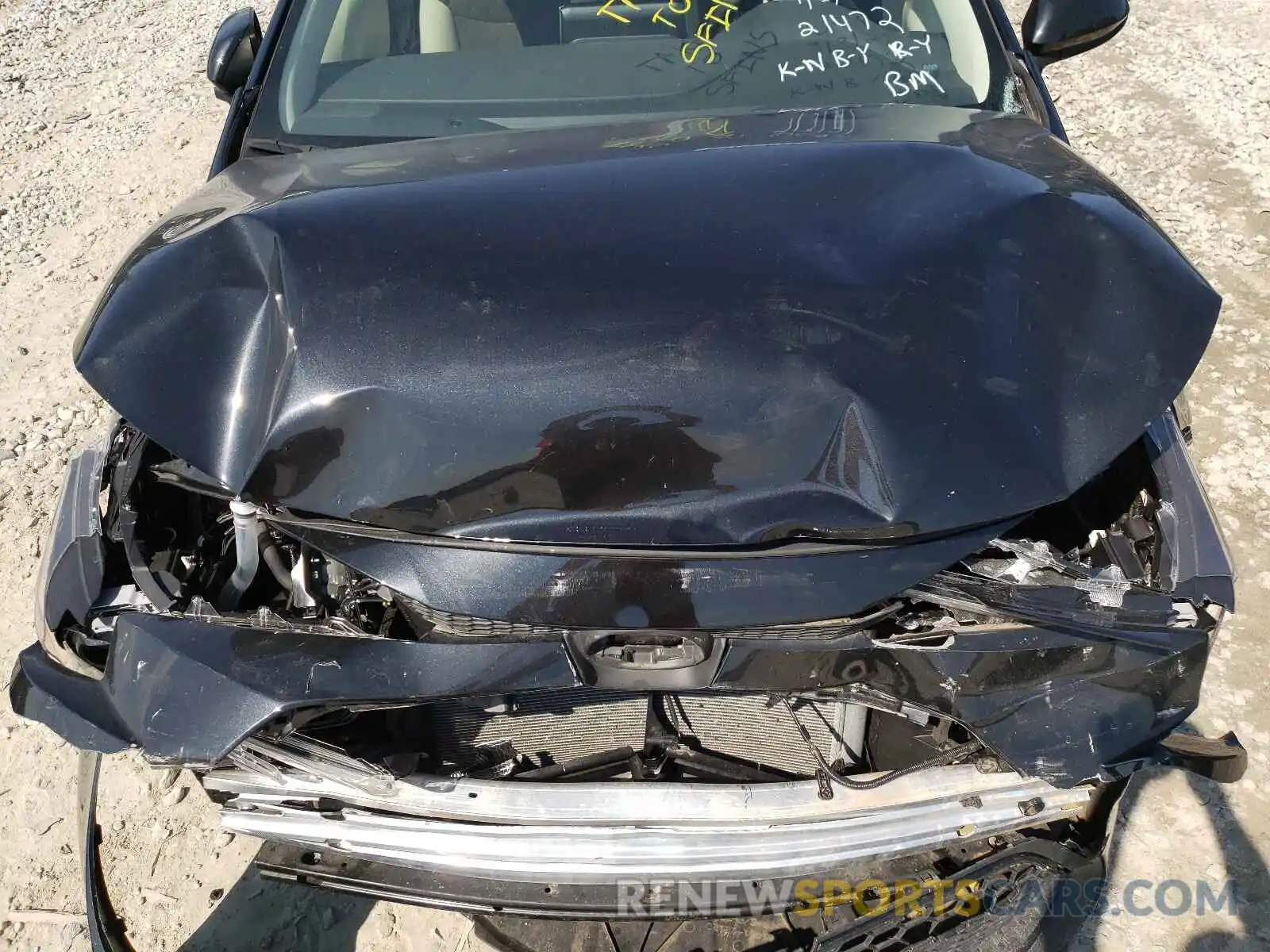 7 Photograph of a damaged car JTDEPRAE0LJ064053 TOYOTA COROLLA 2020