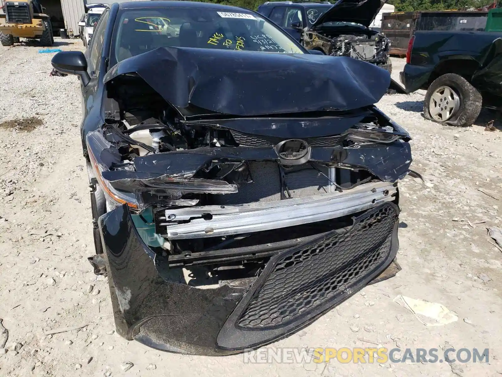 9 Photograph of a damaged car JTDEPRAE0LJ064053 TOYOTA COROLLA 2020