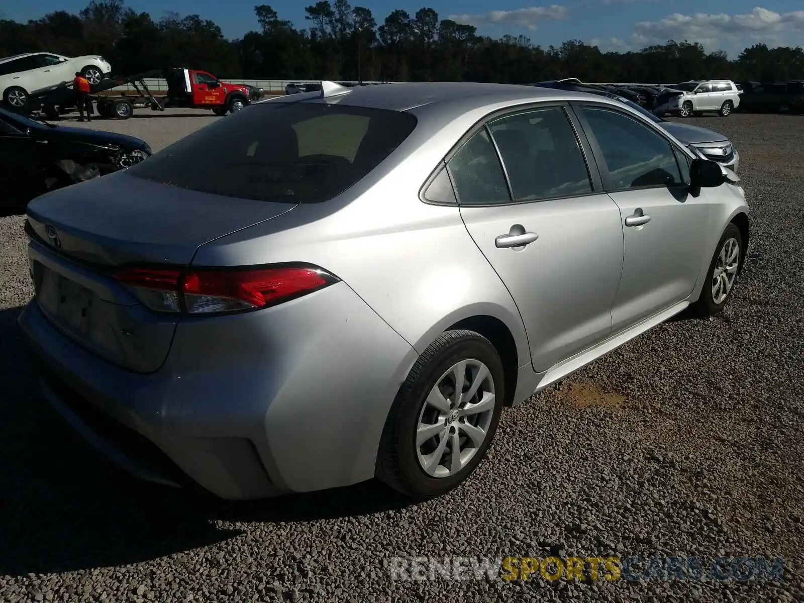 4 Photograph of a damaged car JTDEPRAE0LJ064733 TOYOTA COROLLA 2020