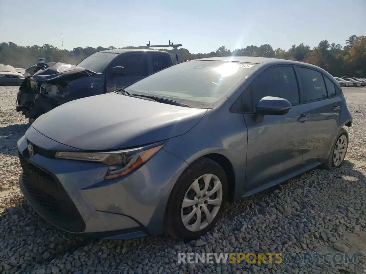 2 Photograph of a damaged car JTDEPRAE0LJ064750 TOYOTA COROLLA 2020