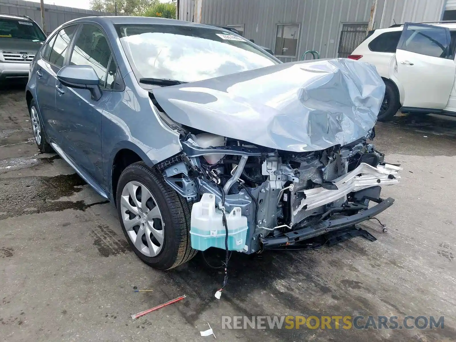 1 Photograph of a damaged car JTDEPRAE0LJ064800 TOYOTA COROLLA 2020