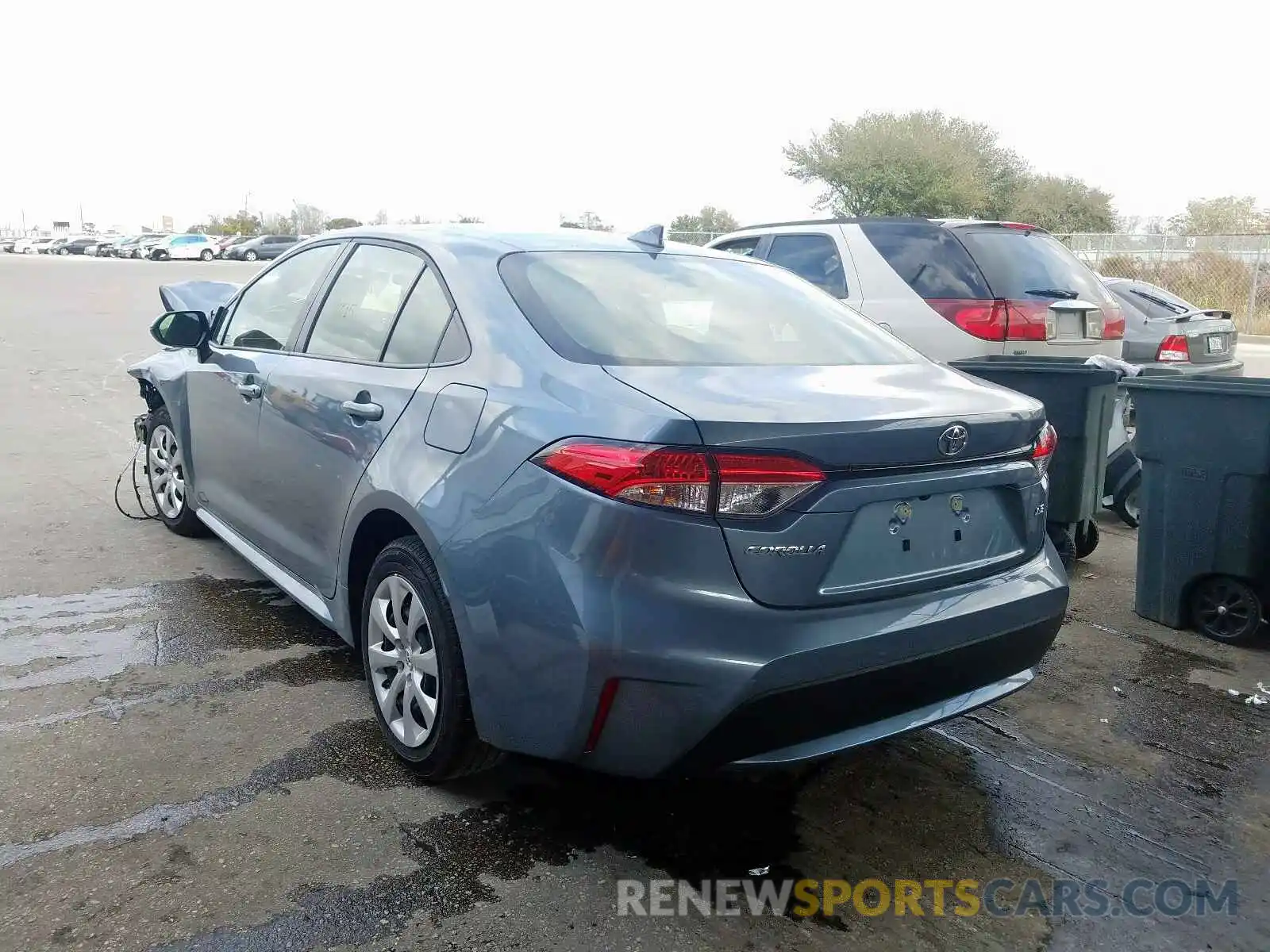 3 Photograph of a damaged car JTDEPRAE0LJ064800 TOYOTA COROLLA 2020