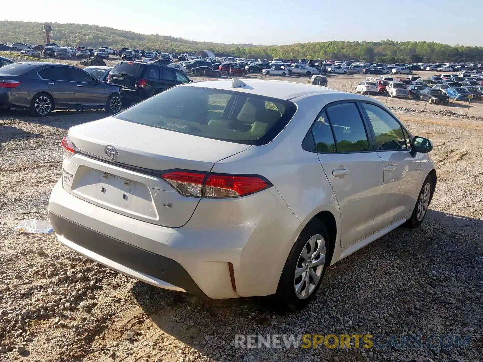 4 Photograph of a damaged car JTDEPRAE0LJ064974 TOYOTA COROLLA 2020