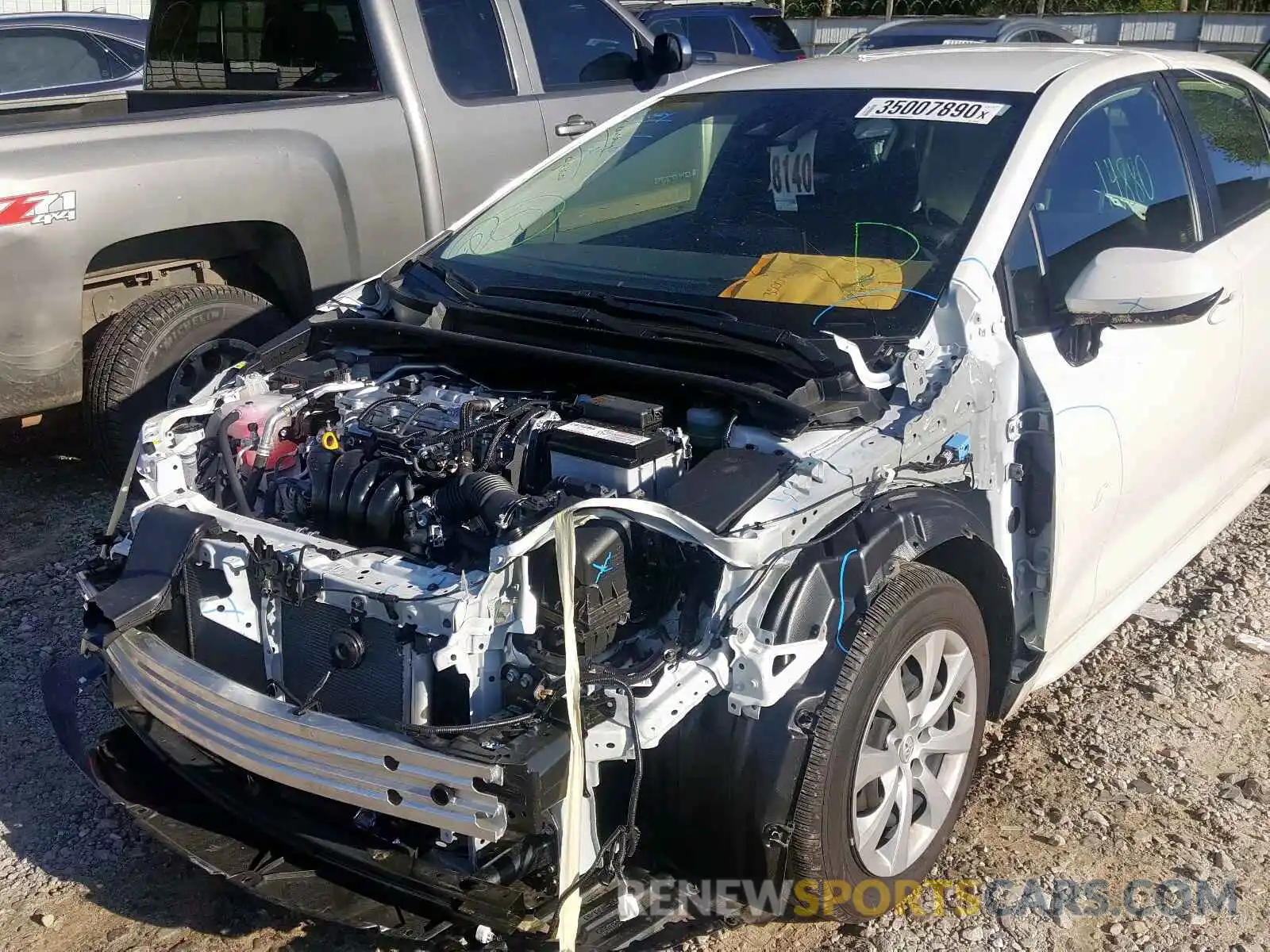 9 Photograph of a damaged car JTDEPRAE0LJ064974 TOYOTA COROLLA 2020