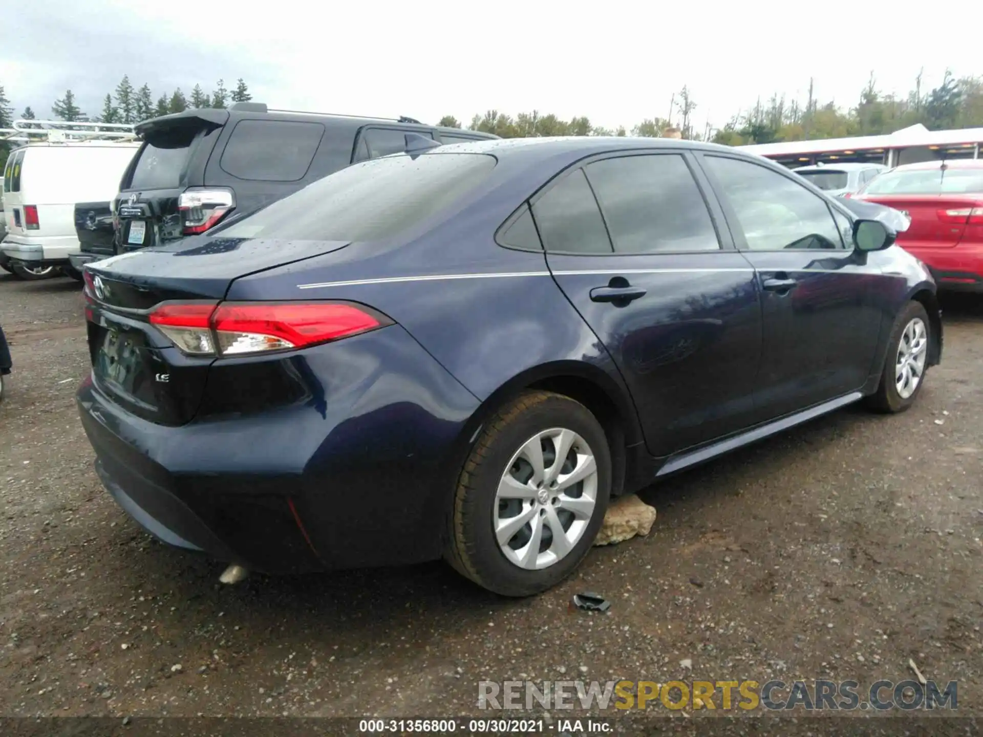 4 Photograph of a damaged car JTDEPRAE0LJ065073 TOYOTA COROLLA 2020