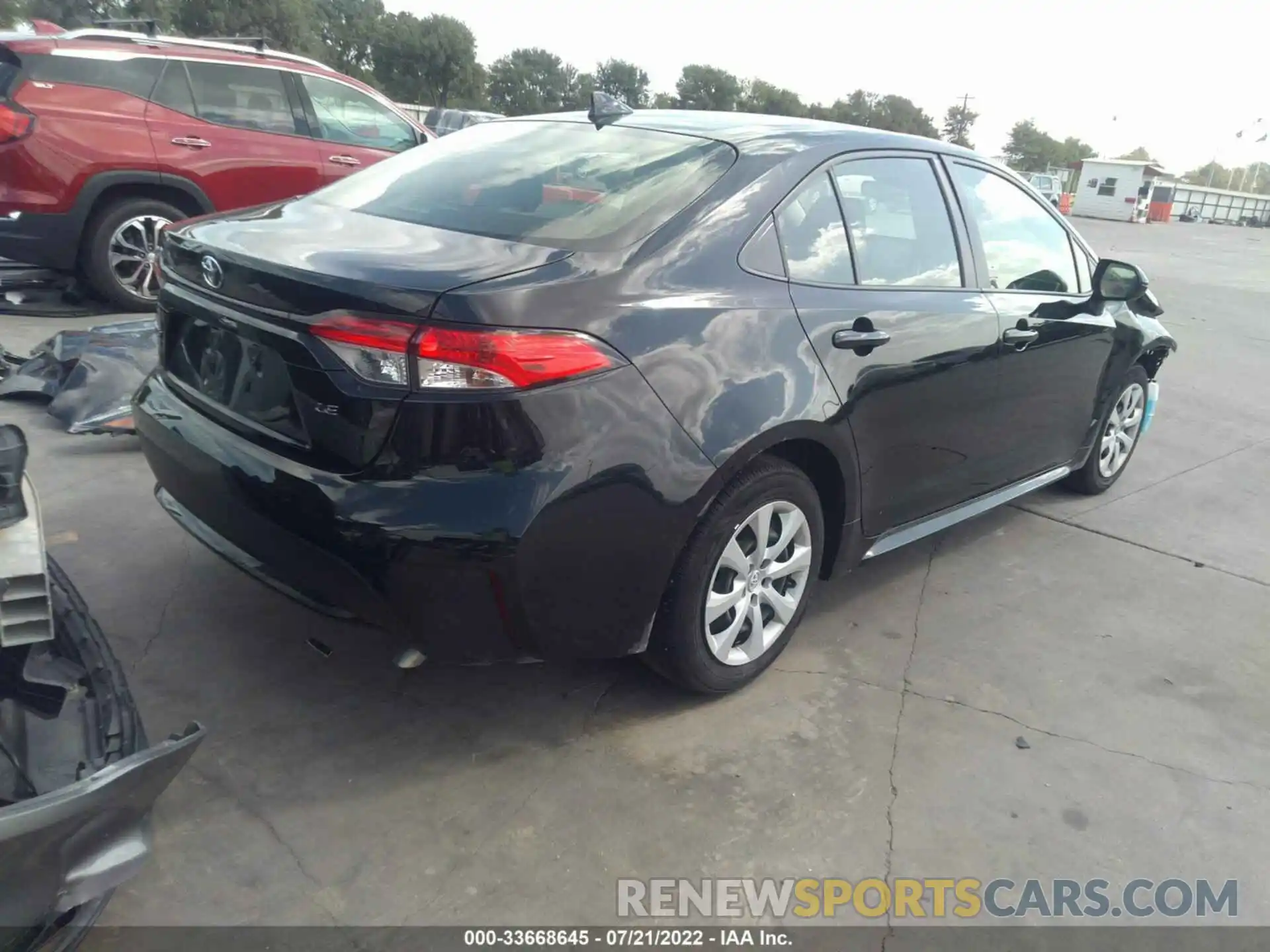 4 Photograph of a damaged car JTDEPRAE0LJ065364 TOYOTA COROLLA 2020