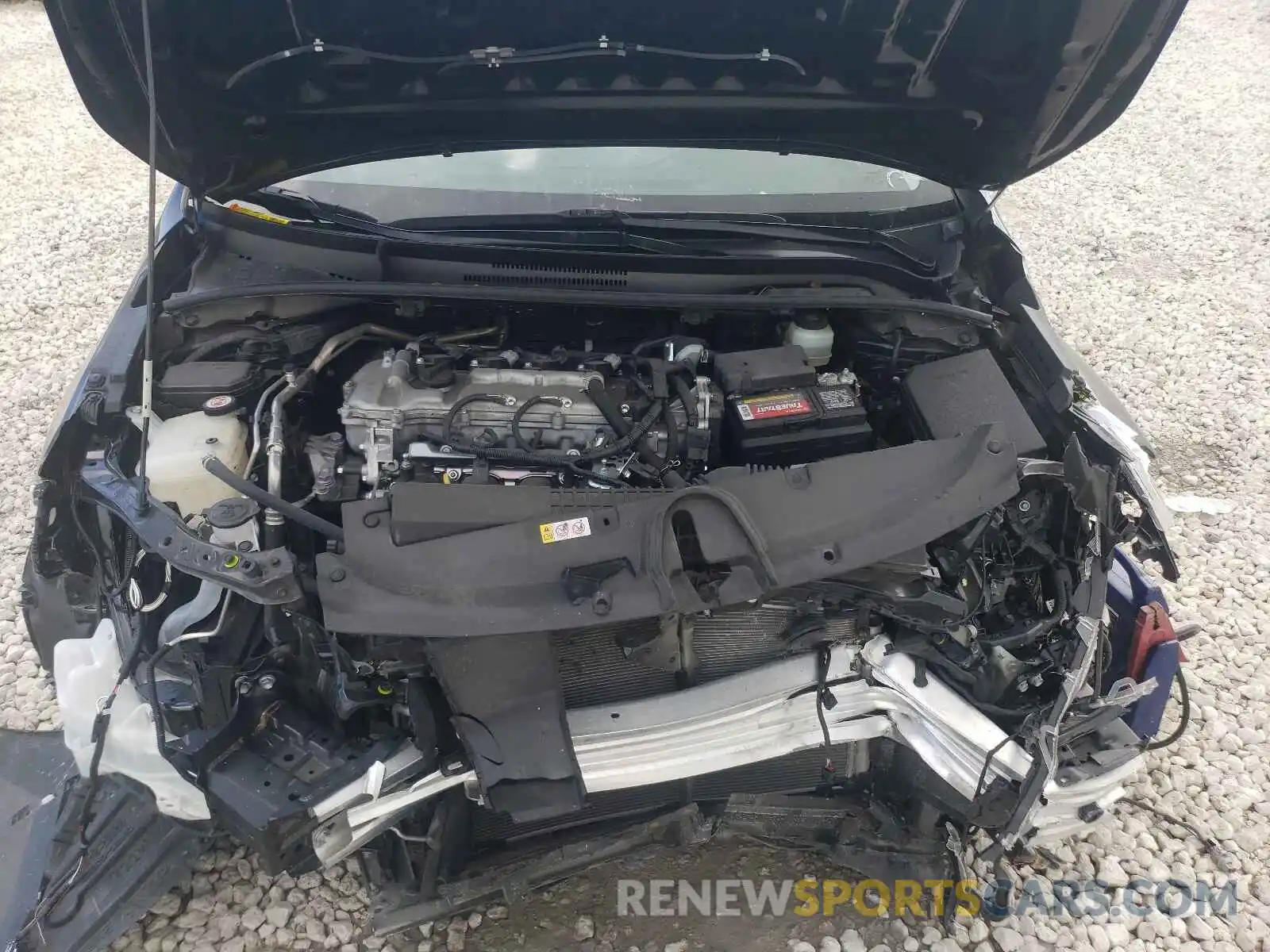 7 Photograph of a damaged car JTDEPRAE0LJ065963 TOYOTA COROLLA 2020