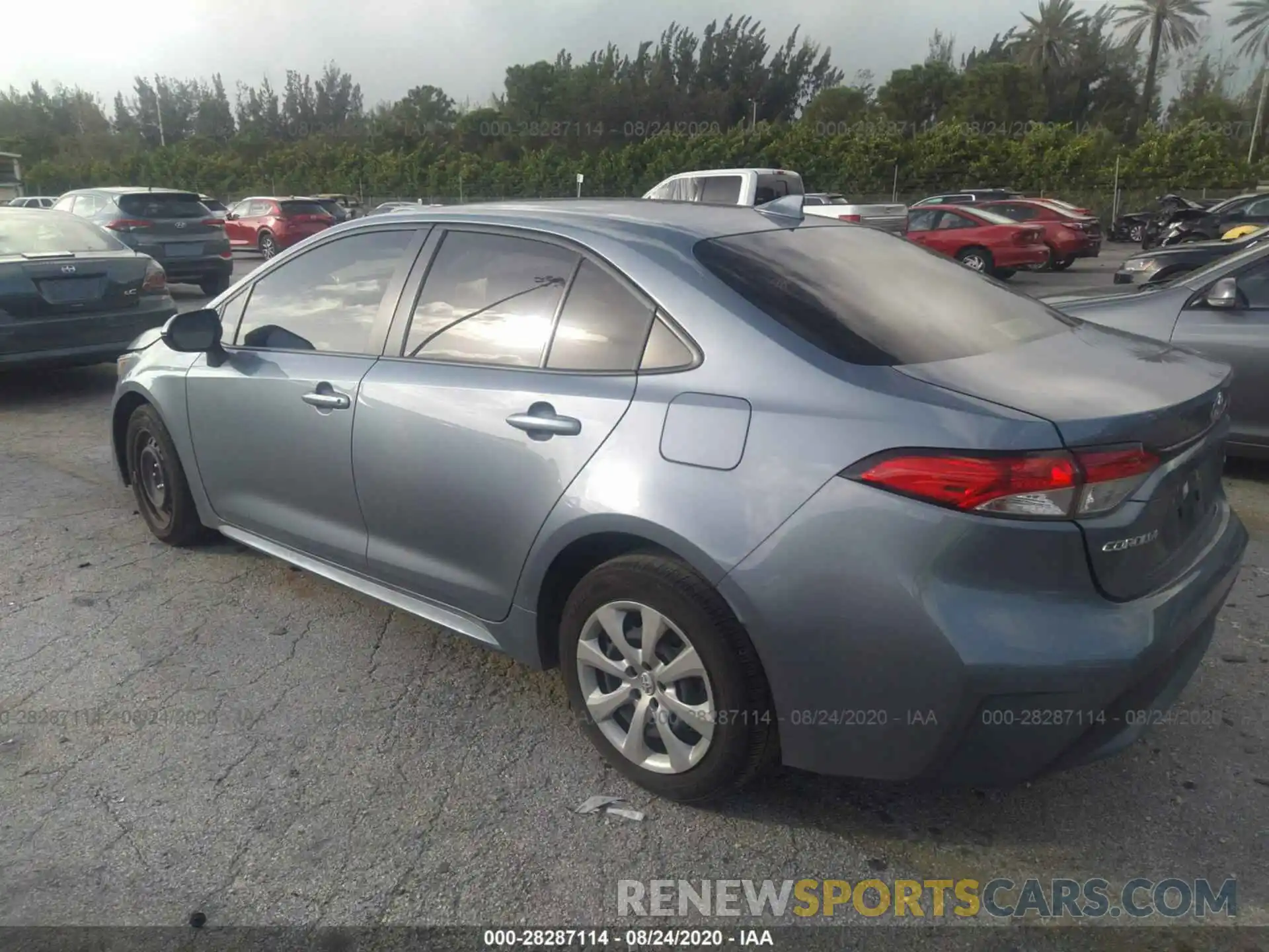 3 Photograph of a damaged car JTDEPRAE0LJ066515 TOYOTA COROLLA 2020