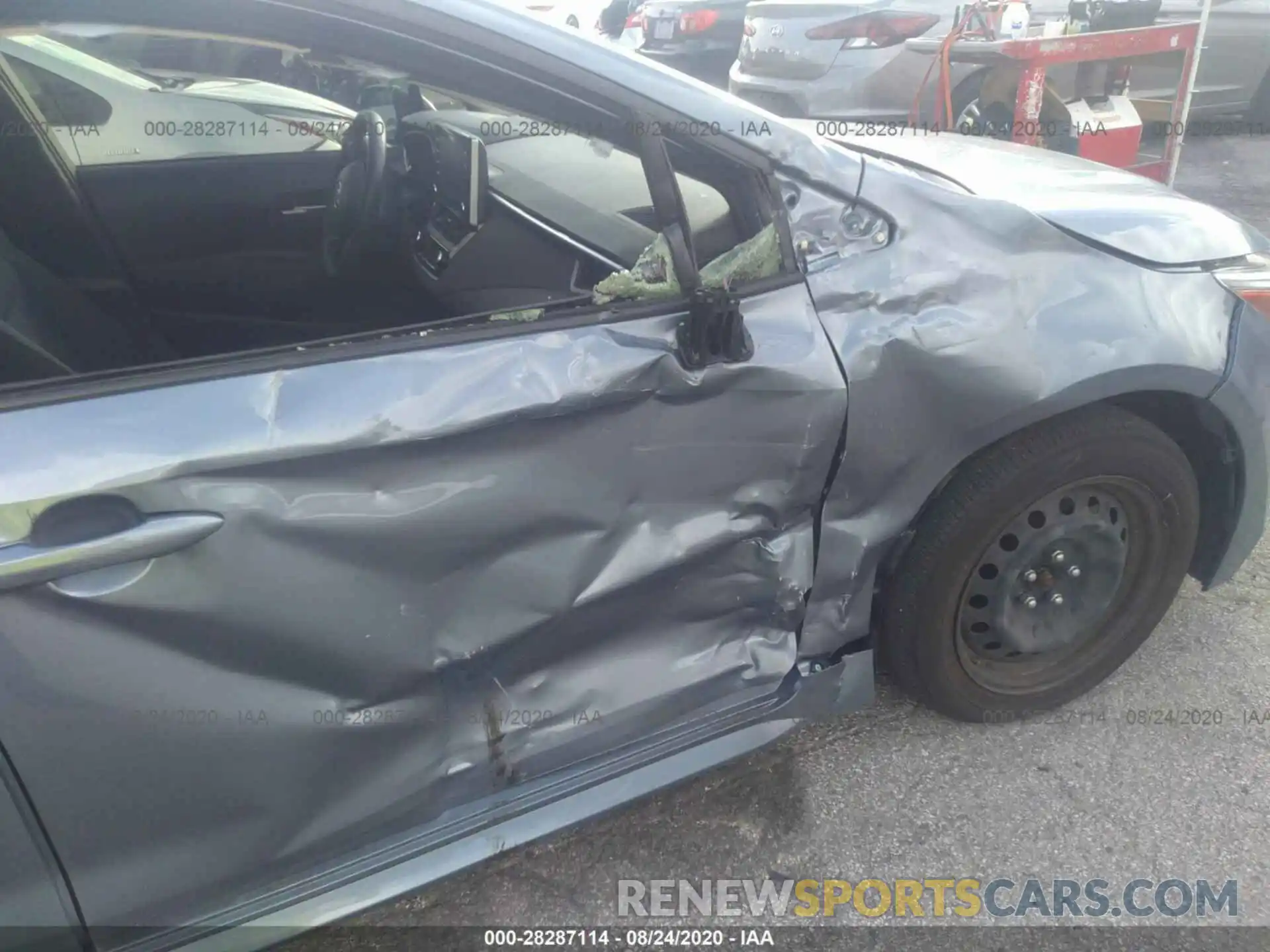 6 Photograph of a damaged car JTDEPRAE0LJ066515 TOYOTA COROLLA 2020