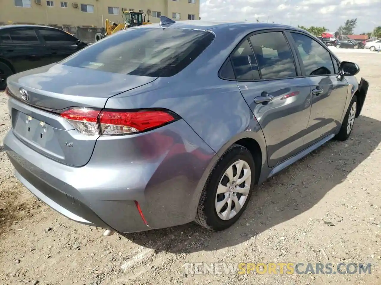 4 Photograph of a damaged car JTDEPRAE0LJ066594 TOYOTA COROLLA 2020