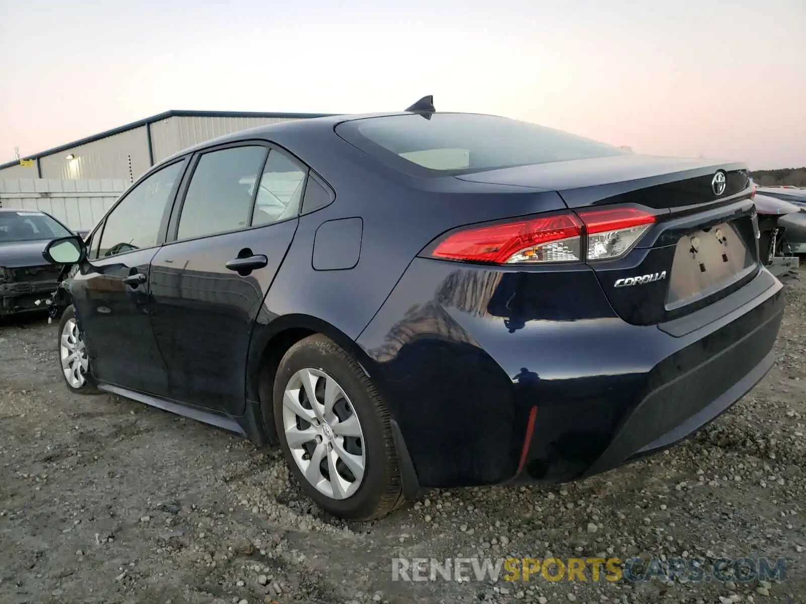 3 Photograph of a damaged car JTDEPRAE0LJ066904 TOYOTA COROLLA 2020