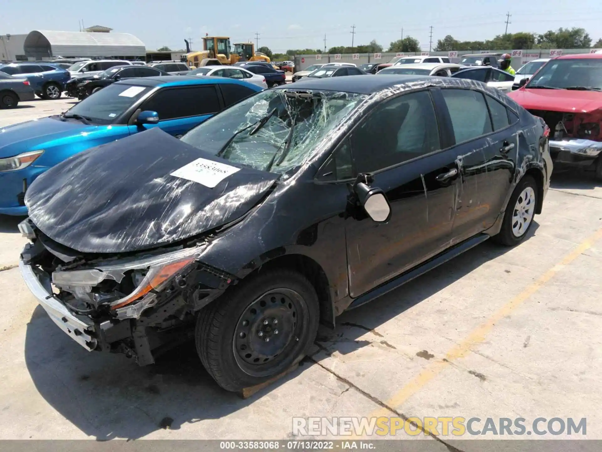 6 Photograph of a damaged car JTDEPRAE0LJ066918 TOYOTA COROLLA 2020