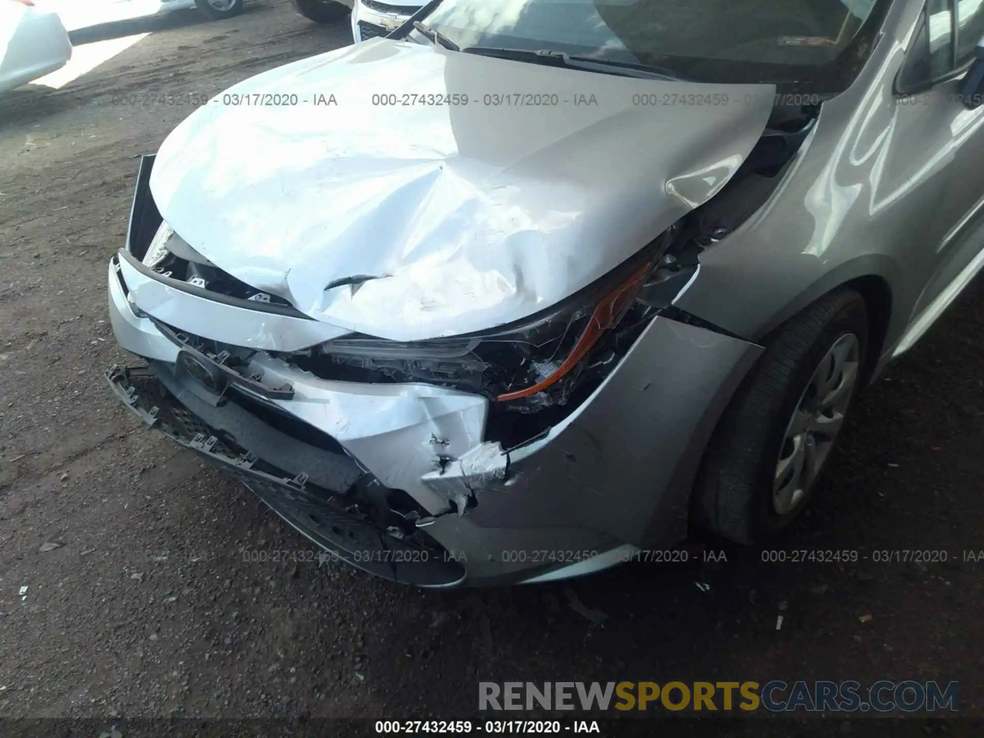 6 Photograph of a damaged car JTDEPRAE0LJ067860 TOYOTA COROLLA 2020