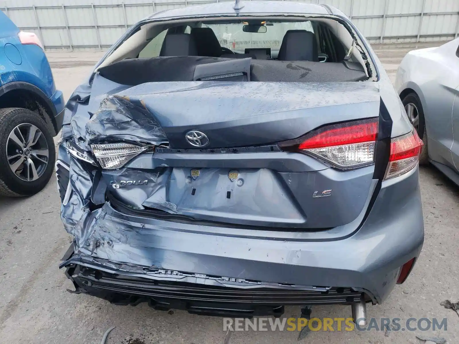 9 Photograph of a damaged car JTDEPRAE0LJ069544 TOYOTA COROLLA 2020