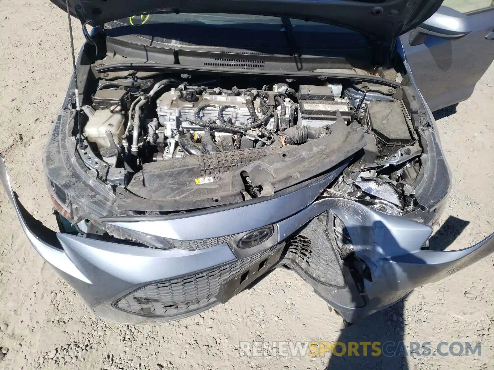 7 Photograph of a damaged car JTDEPRAE0LJ070483 TOYOTA COROLLA 2020